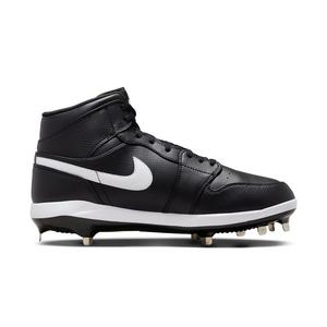 Jordan 1 Retro Metal "Black/White" Men's Baseball Cleat