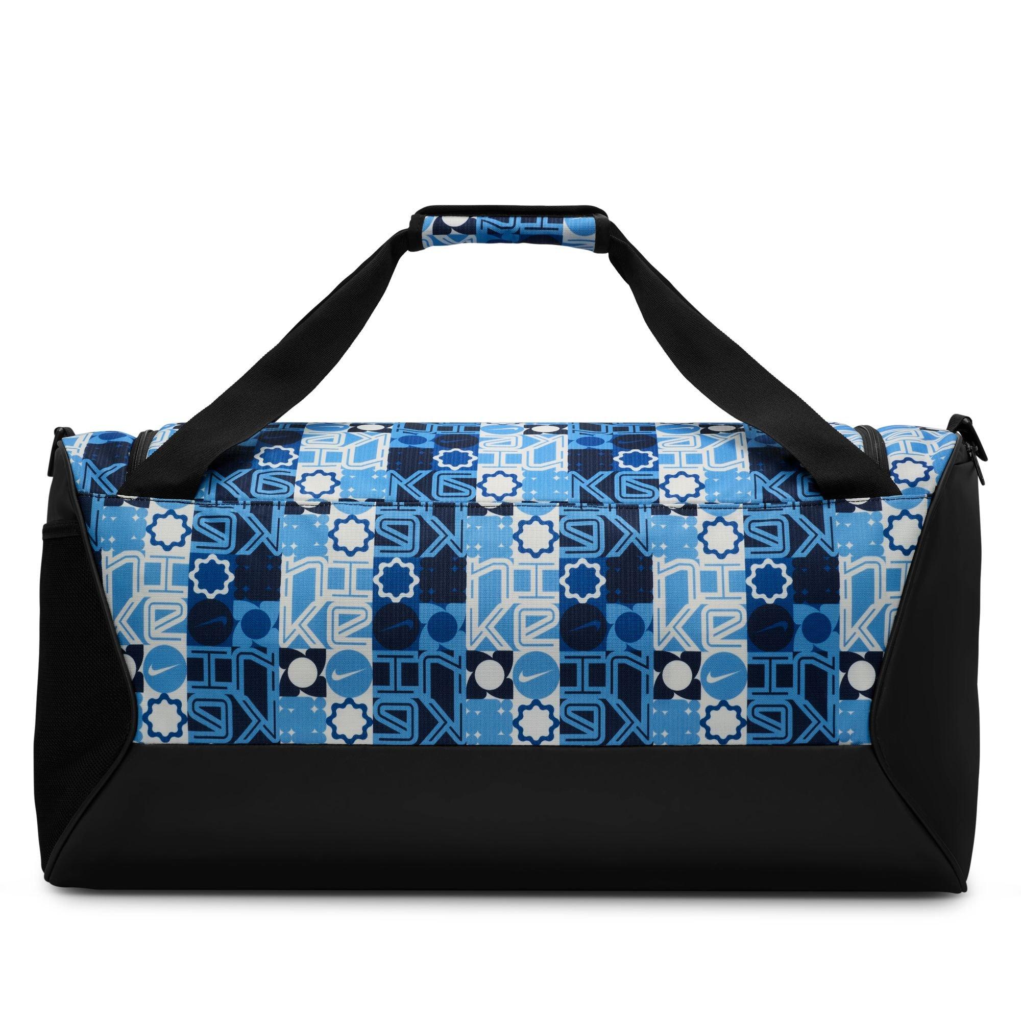 Nike Brasilia 9.5 Training Black/Blue Medium Duffel Bag