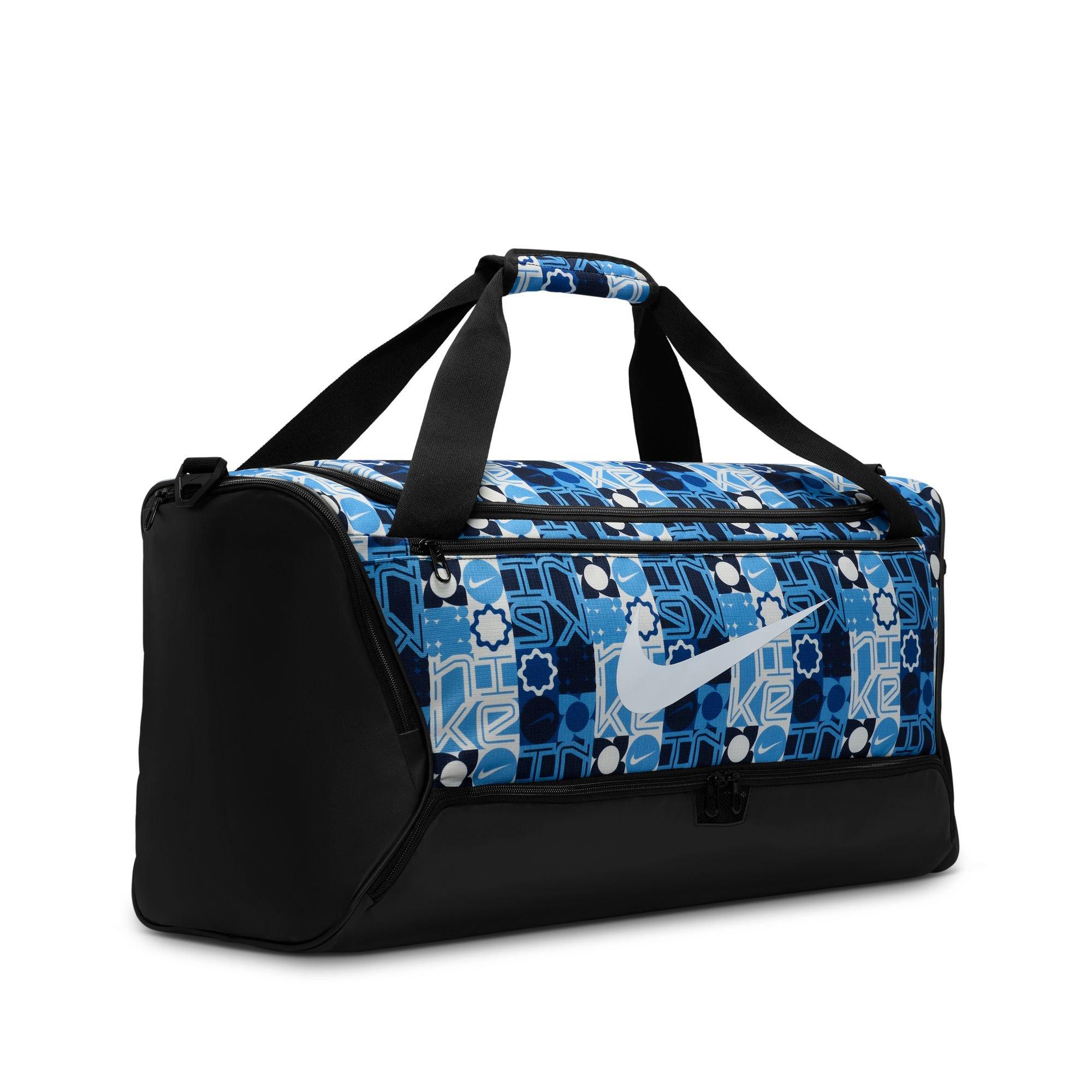 Nike Brasilia 9.5 Training Medium Duffel Bag - BLUE Thumbnail View 4