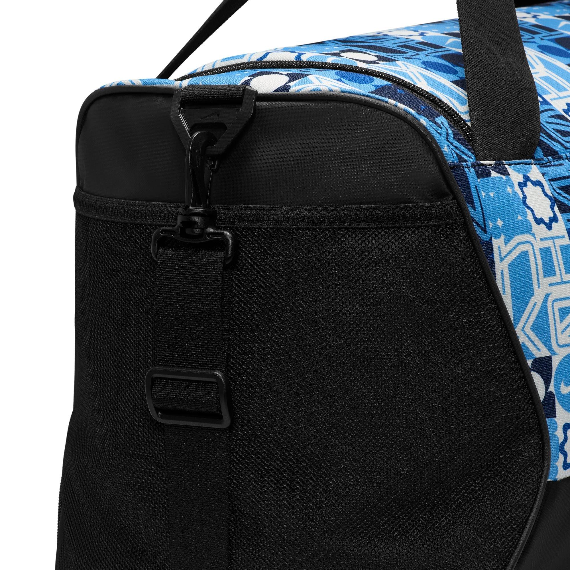 Nike Brasilia 9.5 Training Medium Duffel Bag - Black/Blue - BLACK/BLUE Thumbnail View 8