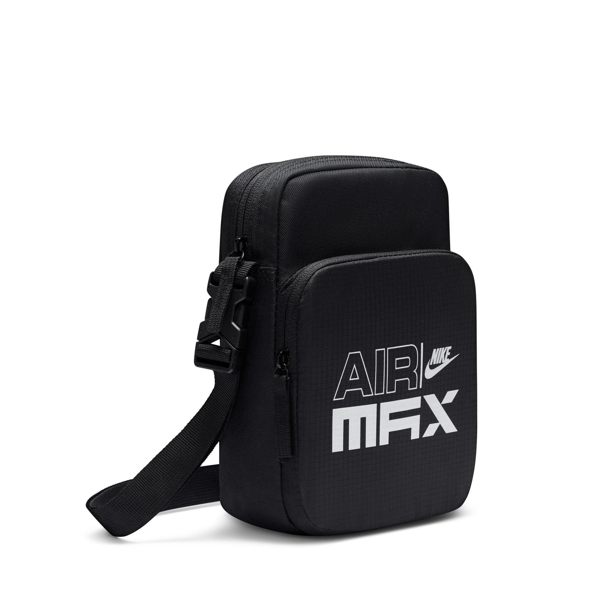 Nike Air Max Heritage Crossbody Bag - BLACK/SILVER Thumbnail View 3