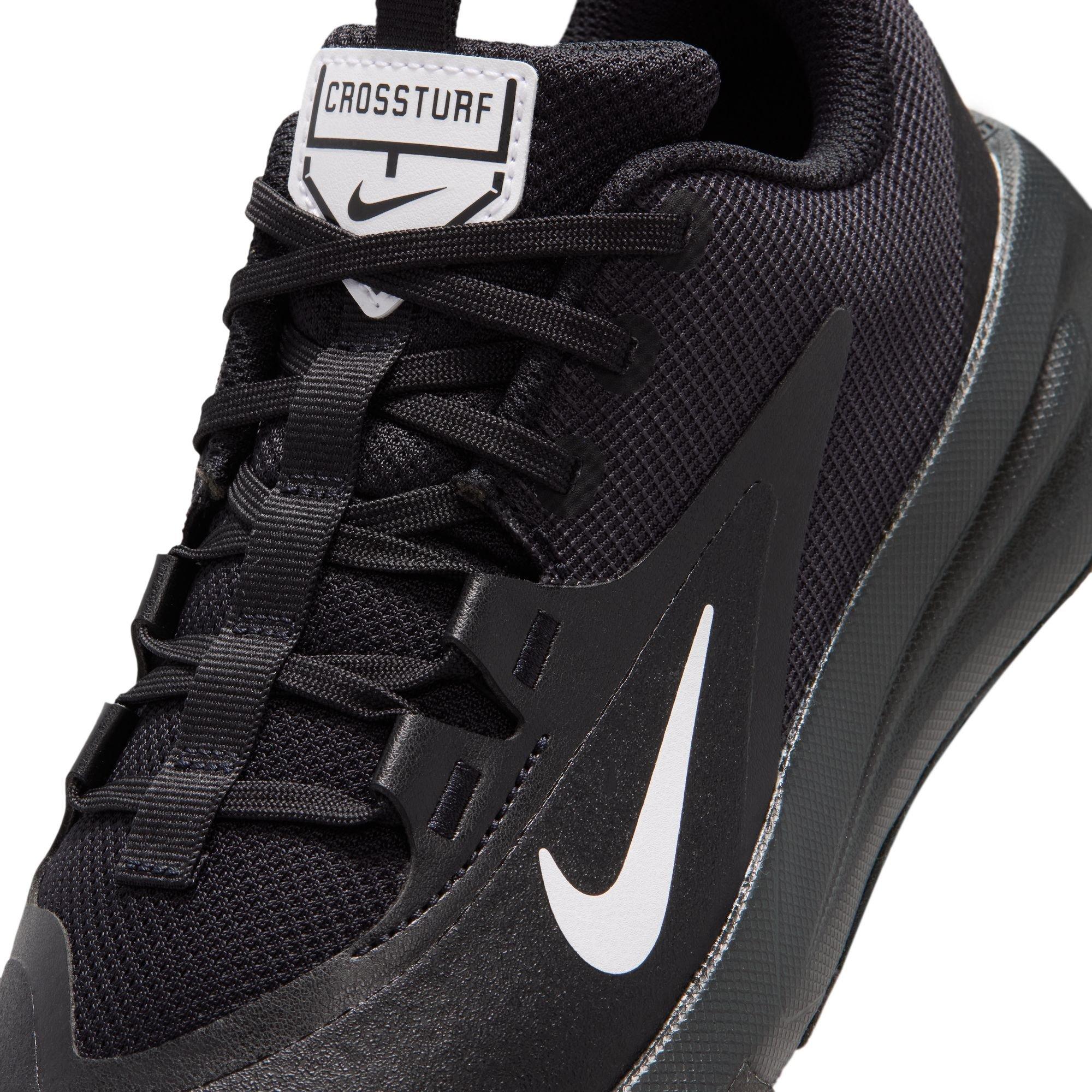 Nike Cross Turf "Black/White" Preschool Boys' Shoe - BLACK/WHITE Thumbnail View 10