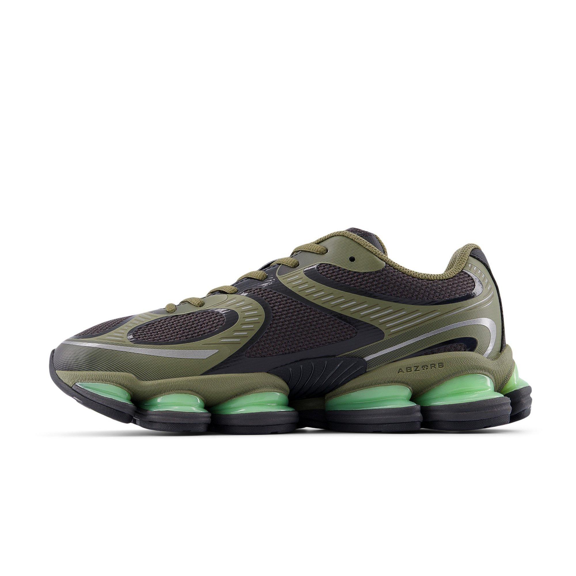 New Balance 2000 "Wakame/Black" Unisex Shoe - GREEN/BLACK Thumbnail View 2