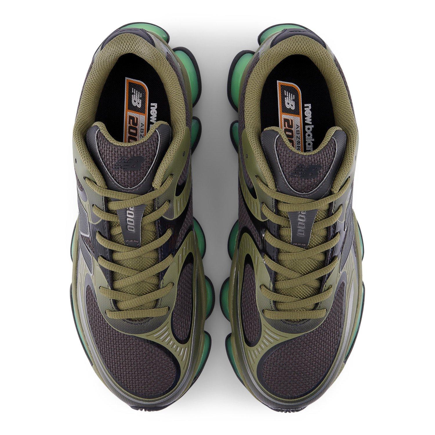 New Balance 2000 "Wakame/Black" Unisex Shoe - GREEN/BLACK Thumbnail View 4