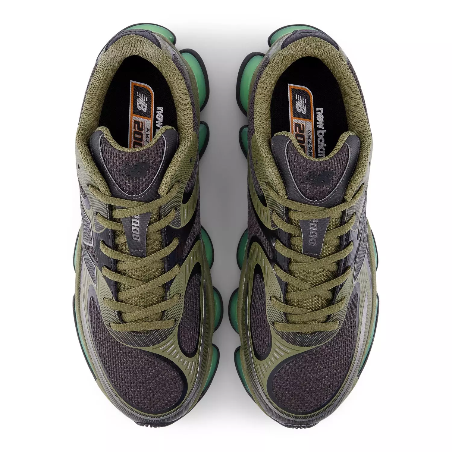New Balance 2000 "Wakame/Black" Unisex Shoe - GREEN/BLACK