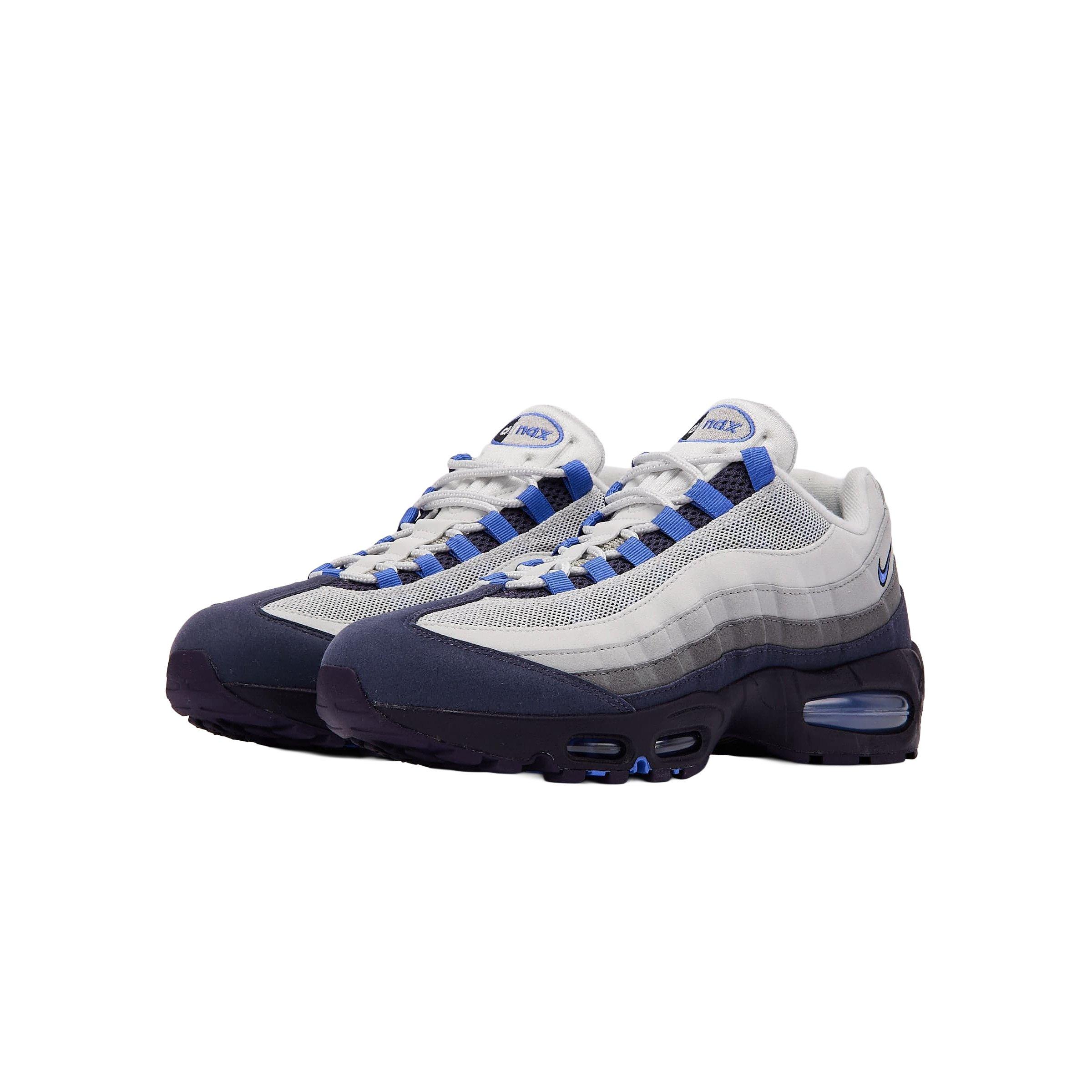 Nike Air Max 95 OG "Photon Dust/Sapphire/Dark Raisin" Men's Shoe - GREY/PURPLE Thumbnail View 2