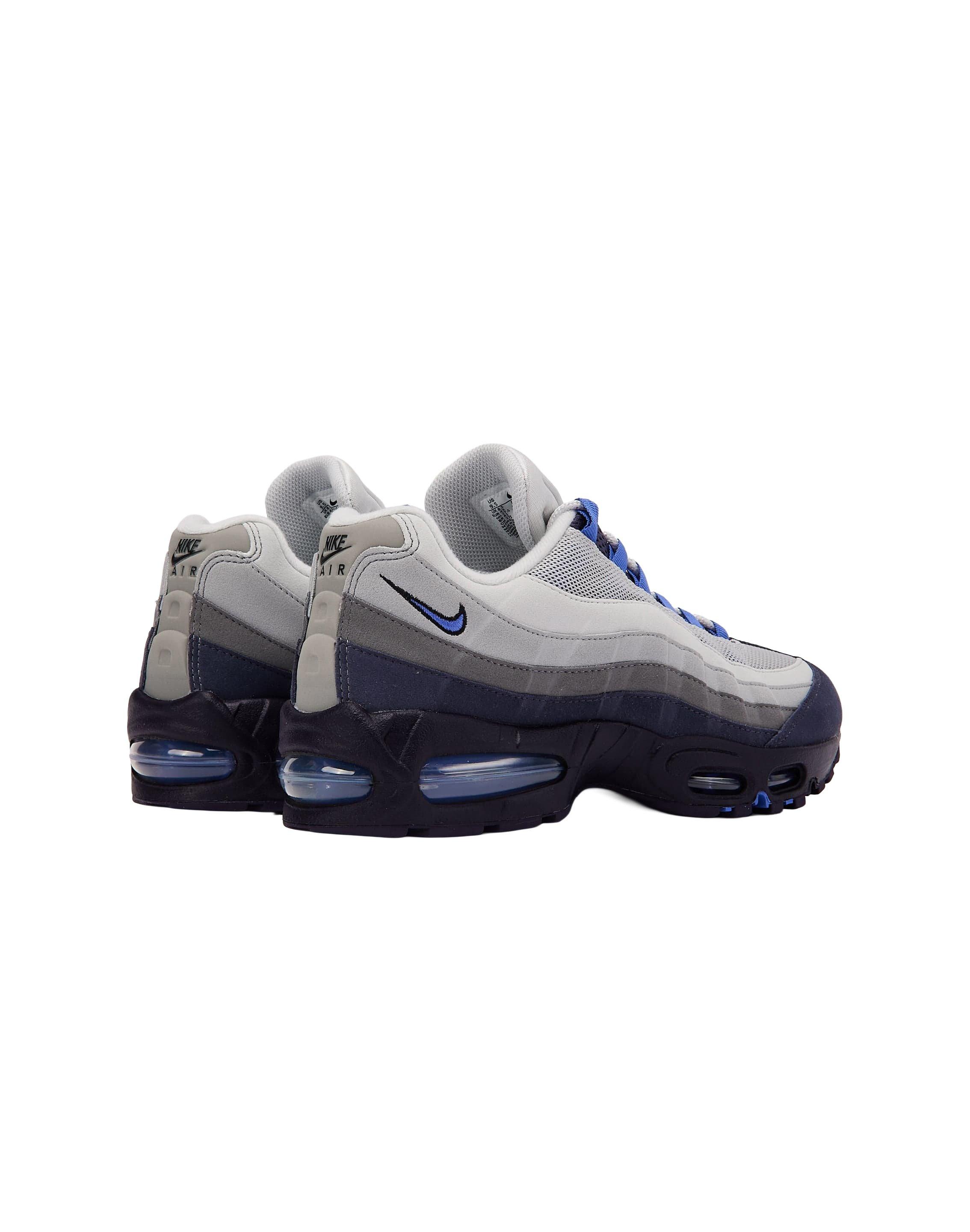 Nike Air Max 95 OG "Photon Dust/Sapphire/Dark Raisin" Men's Shoe - GREY/PURPLE Thumbnail View 3