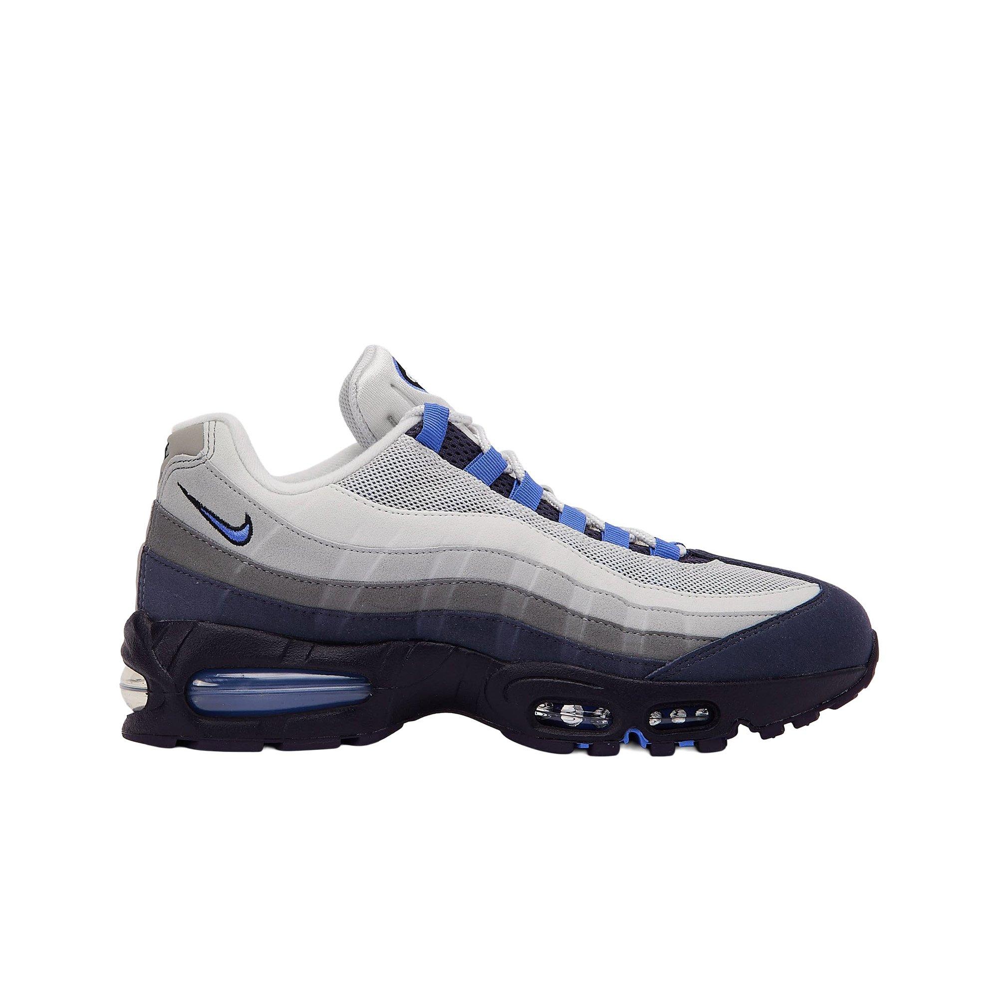Nike Air Max 95 OG "Photon Dust/Sapphire/Dark Raisin" Men's Shoe - GREY/PURPLE Thumbnail View 1