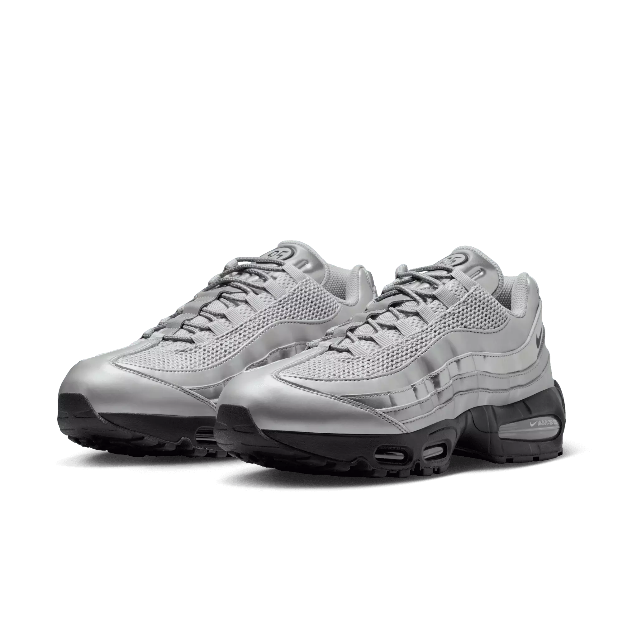Nike Air Max 95 "Metallic Silver/Black" Men's Shoe - SILVER