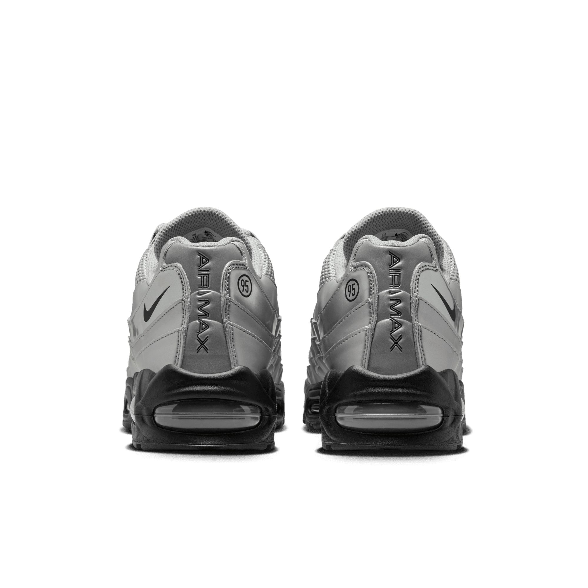 Nike Air Max 95 "Metallic Silver/Black" Men's Shoe - SILVER Thumbnail View 7