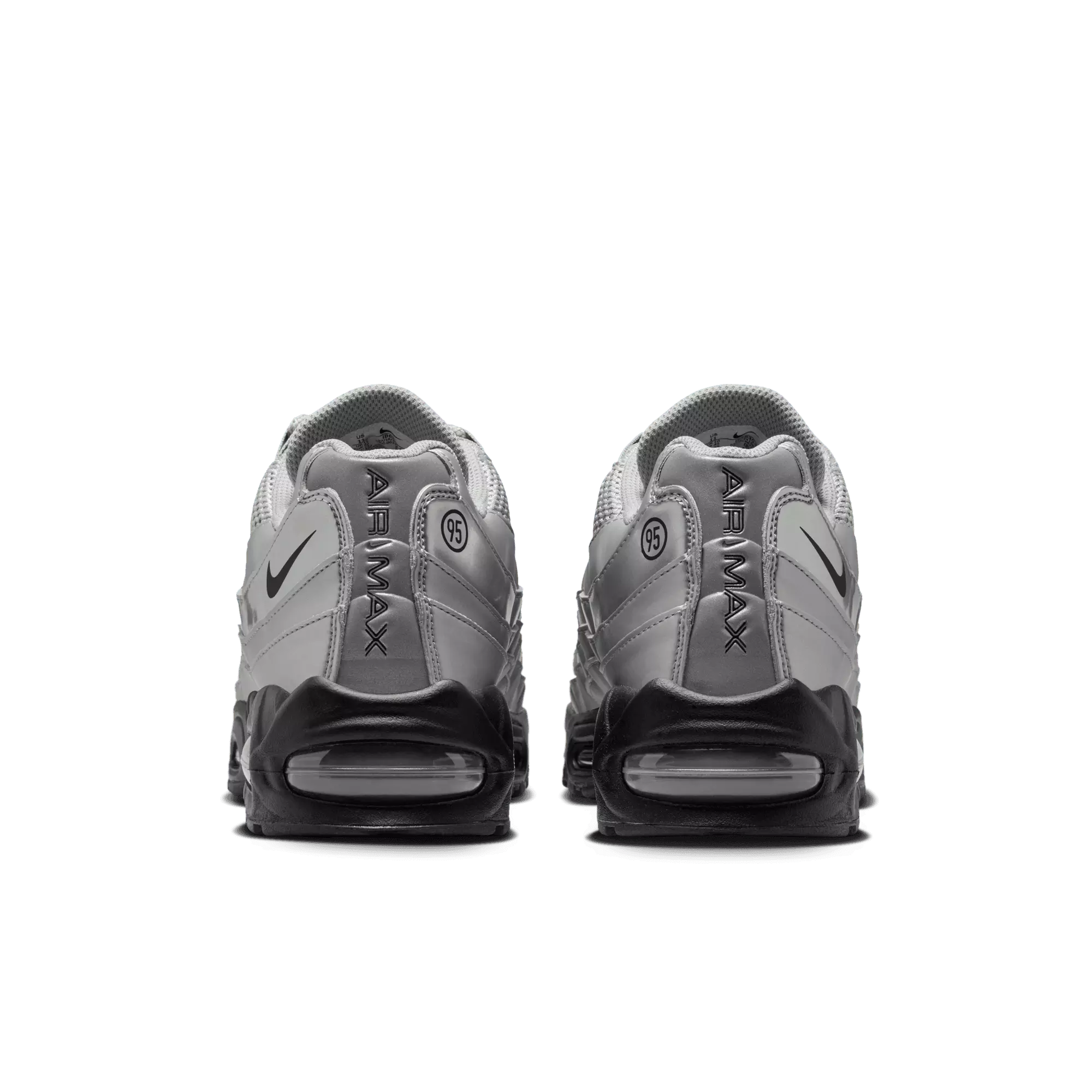 Nike Air Max 95 "Metallic Silver/Black" Men's Shoe - SILVER