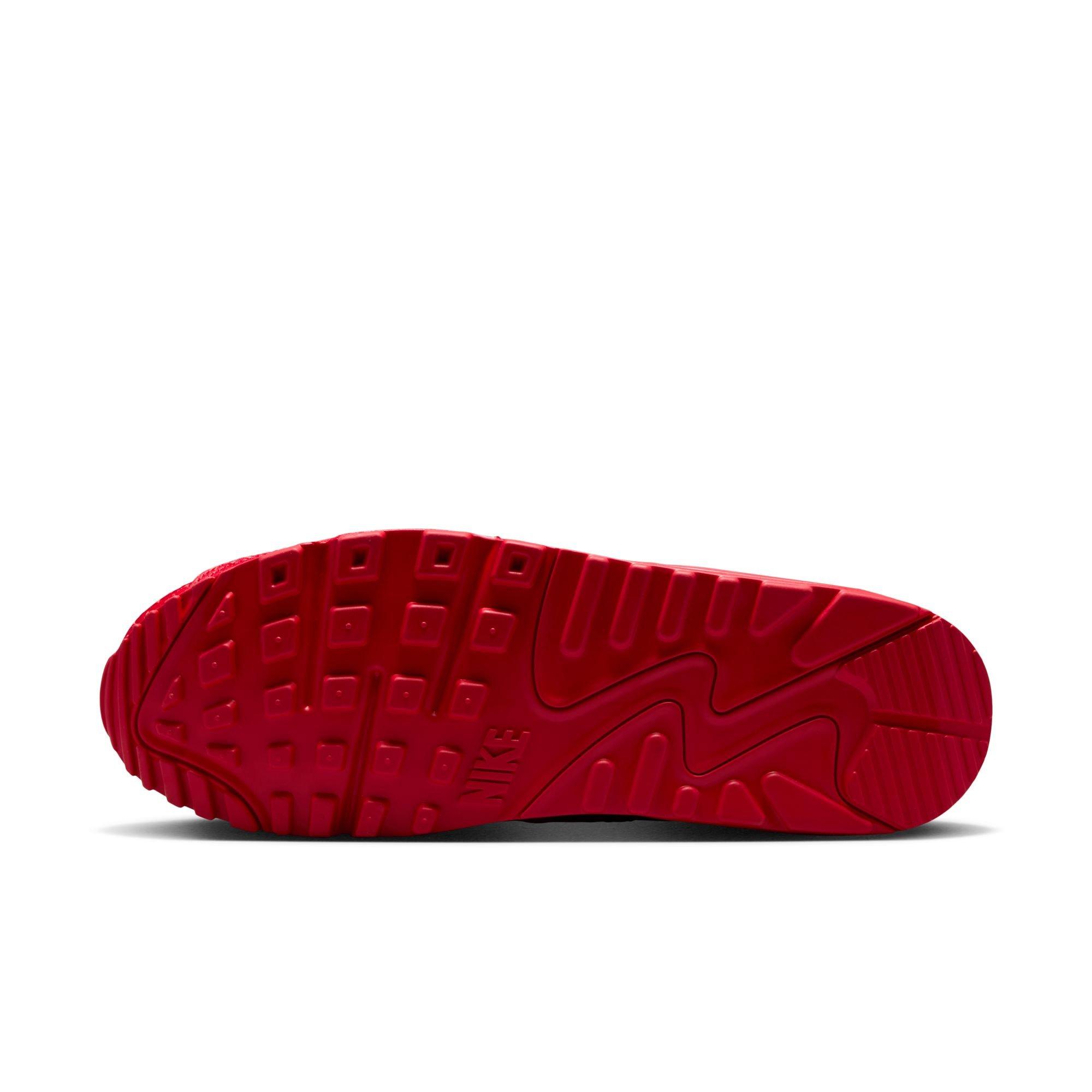 Nike Air Max 90 Premium "Valentine&rsquo;s Day" Men's Shoe - UNIVERSITY RED/BLACK Thumbnail View 10