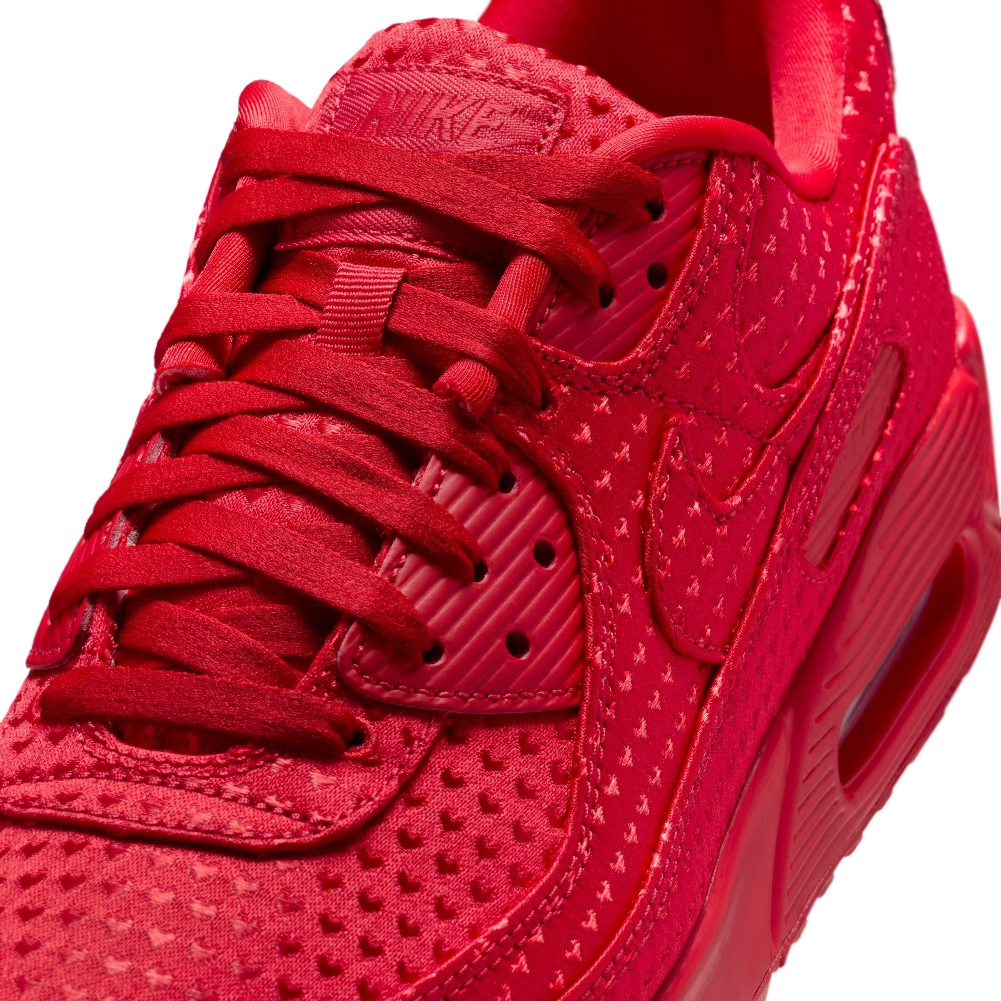 Nike Air Max 90 Premium "Valentine&rsquo;s Day" Men's Shoe - UNIVERSITY RED/BLACK Thumbnail View 4