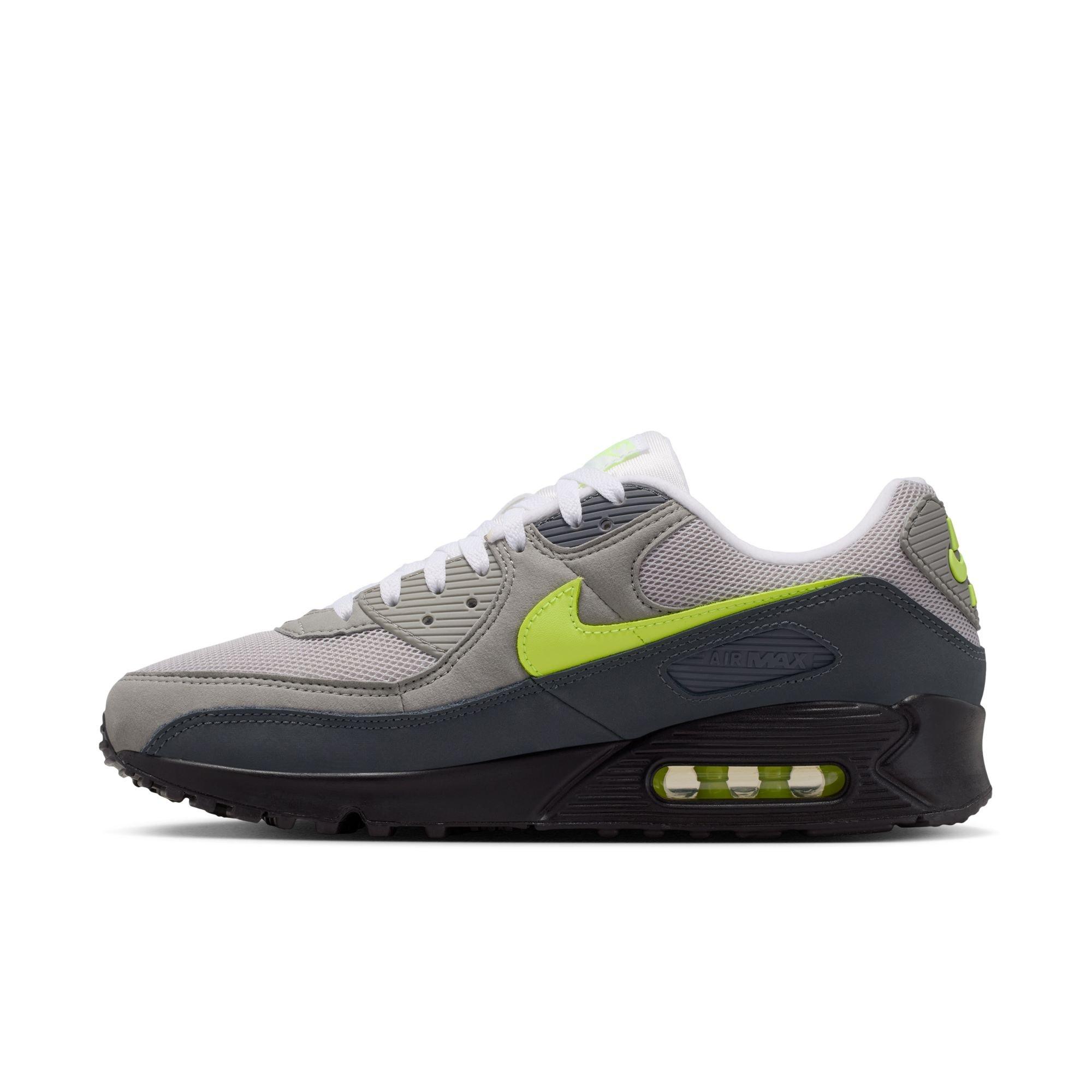 Nike Air Max 90 "Neon Yellow" Men's Shoe - BLACK/NEON YELLOW/ANTHRACITE/LIGHT CHARCOAL/PEARL GREY/WHITE Thumbnail View 8