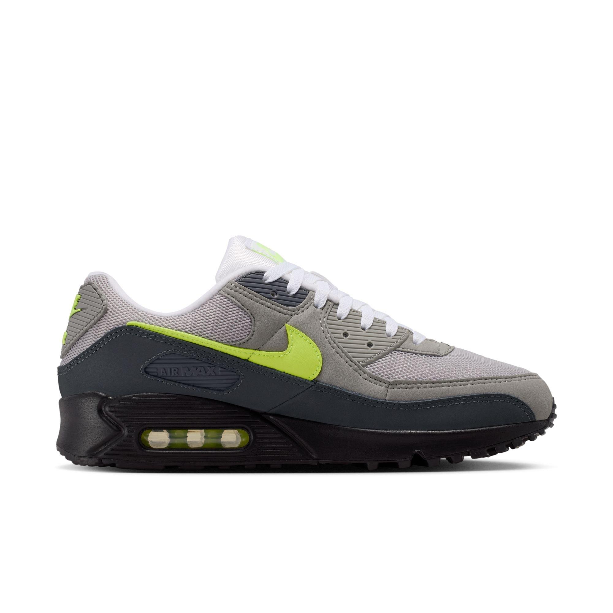 Nike Air Max 90 "Neon Yellow" Men's Shoe - BLACK/NEON YELLOW/ANTHRACITE/LIGHT CHARCOAL/PEARL GREY/WHITE Thumbnail View 3