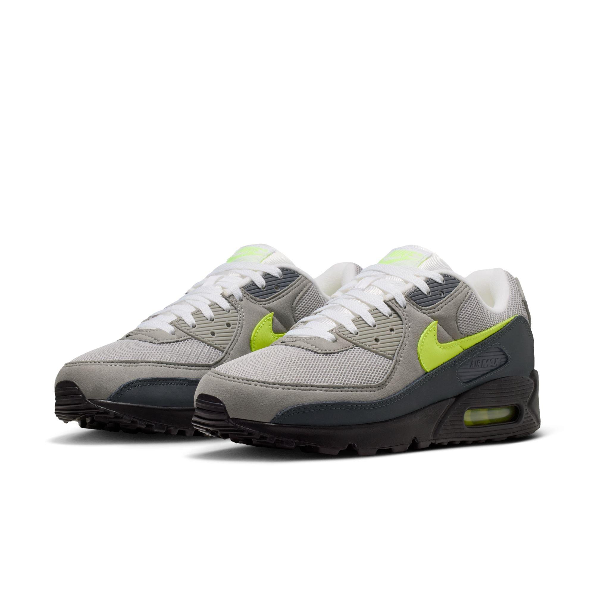 Nike Air Max 90 "Neon Yellow" Men's Shoe - BLACK/NEON YELLOW/ANTHRACITE/LIGHT CHARCOAL/PEARL GREY/WHITE Thumbnail View 4
