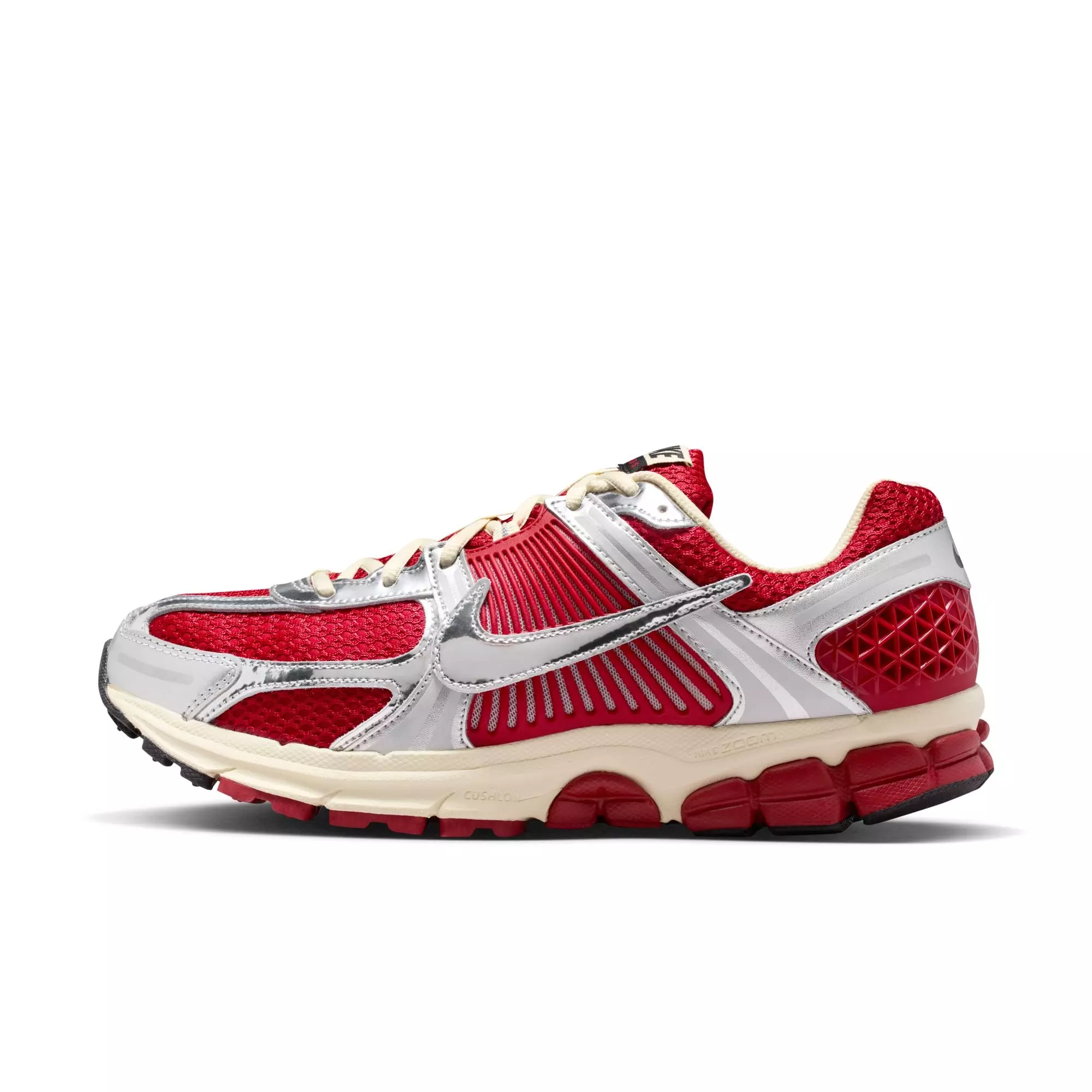 Nike Zoom Vomero 5 "Gym Red/Chrome/Metallic Silver" Men's Shoe - RED/SILVER