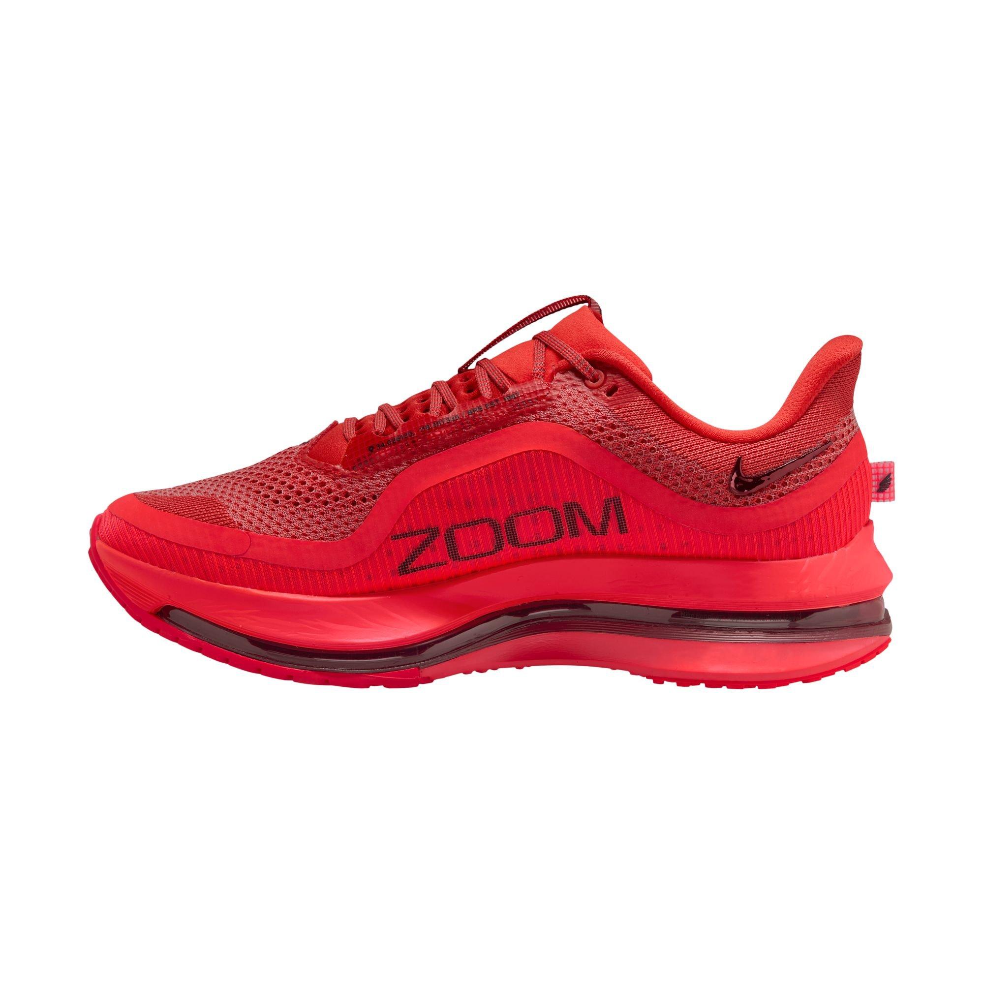 Nike Pegasus Premium "Lt Crimson/Team Red/Bright Crimson/Black" Men's Road Running Shoe - RED Thumbnail View 4