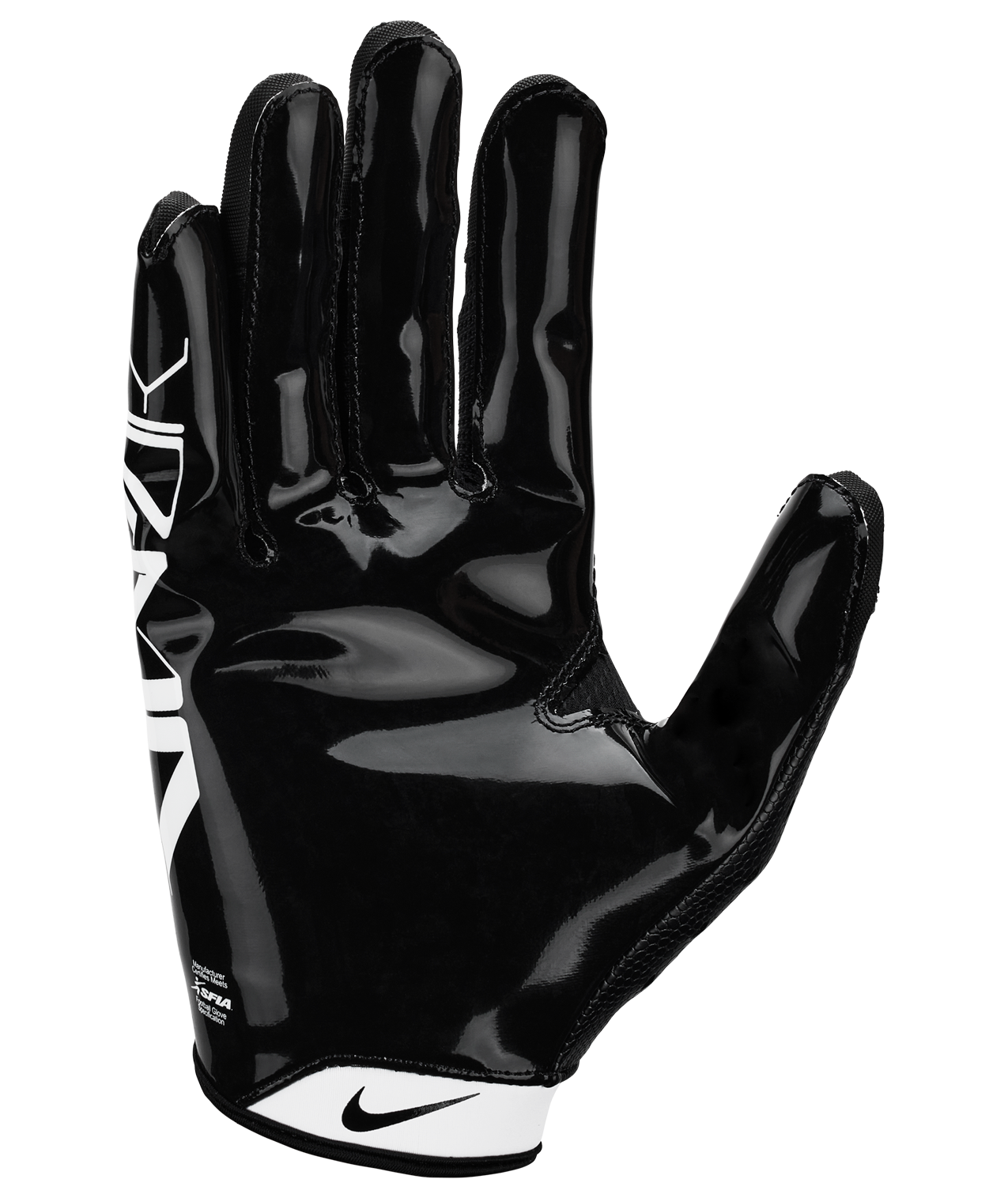 Nike Vapor Jet 9.0 Football Gloves - BLACK/WHITE Thumbnail View 2