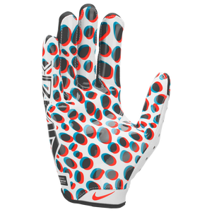 Nike Adult Vapor Jet 9.0 Energy Football Gloves-White/Crimson