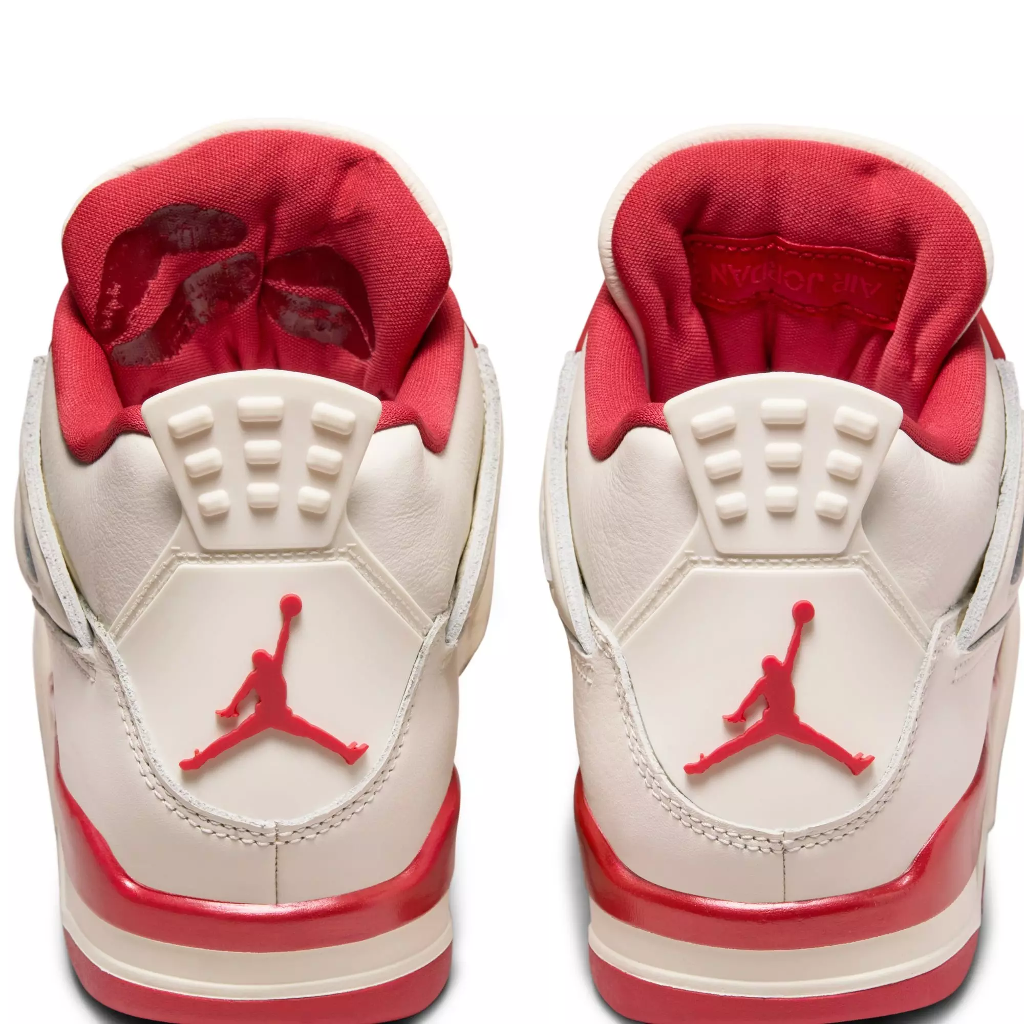 Jordan 4 Retro &ldquo;Sierra Red&rdquo; Women's Shoe - PALE IVORY/SIERRA RED/TOUGH RED