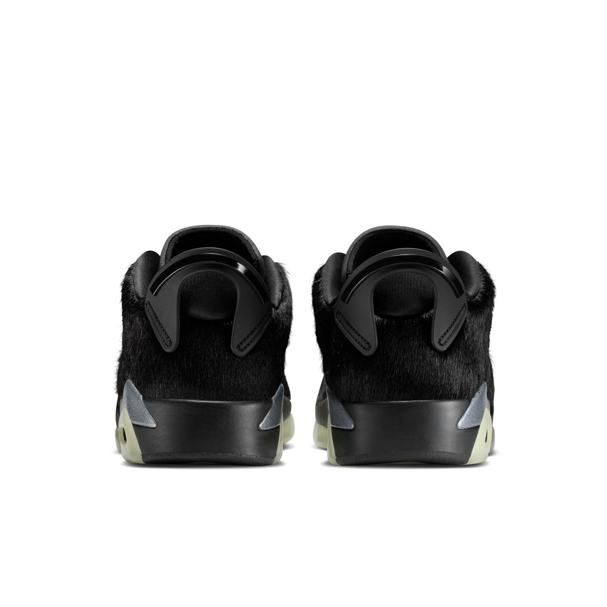 Jordan 6 Retro Low "Blackout" Women's Shoe - BLACK Thumbnail View 9