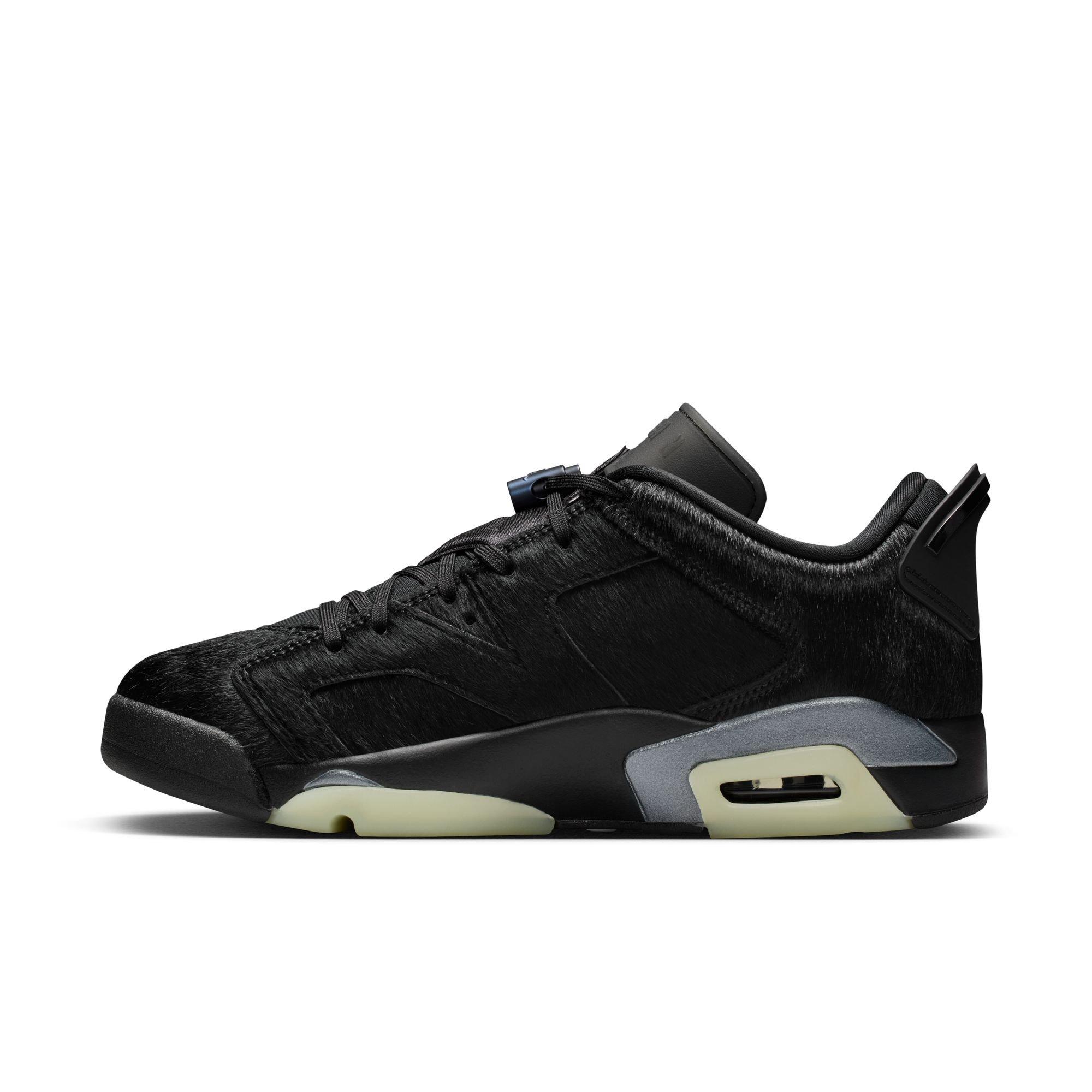 Jordan 6 Retro Low "Blackout" Women's Shoe - BLACK Thumbnail View 8