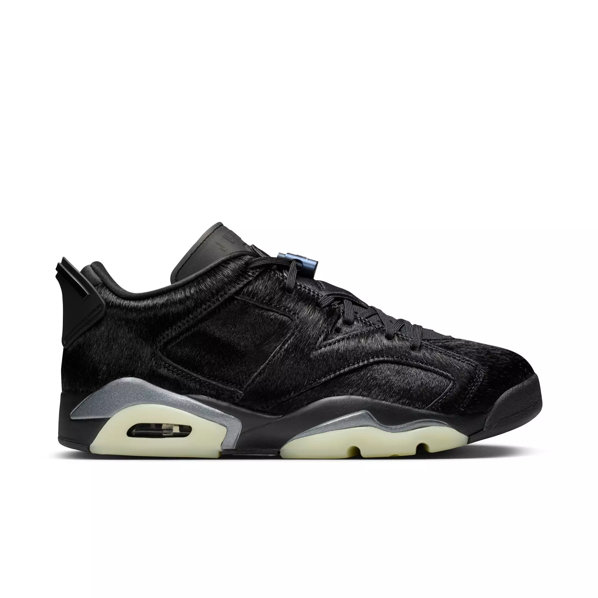 Jordan 6 Retro Low "Blackout" Women's Shoe - BLACK