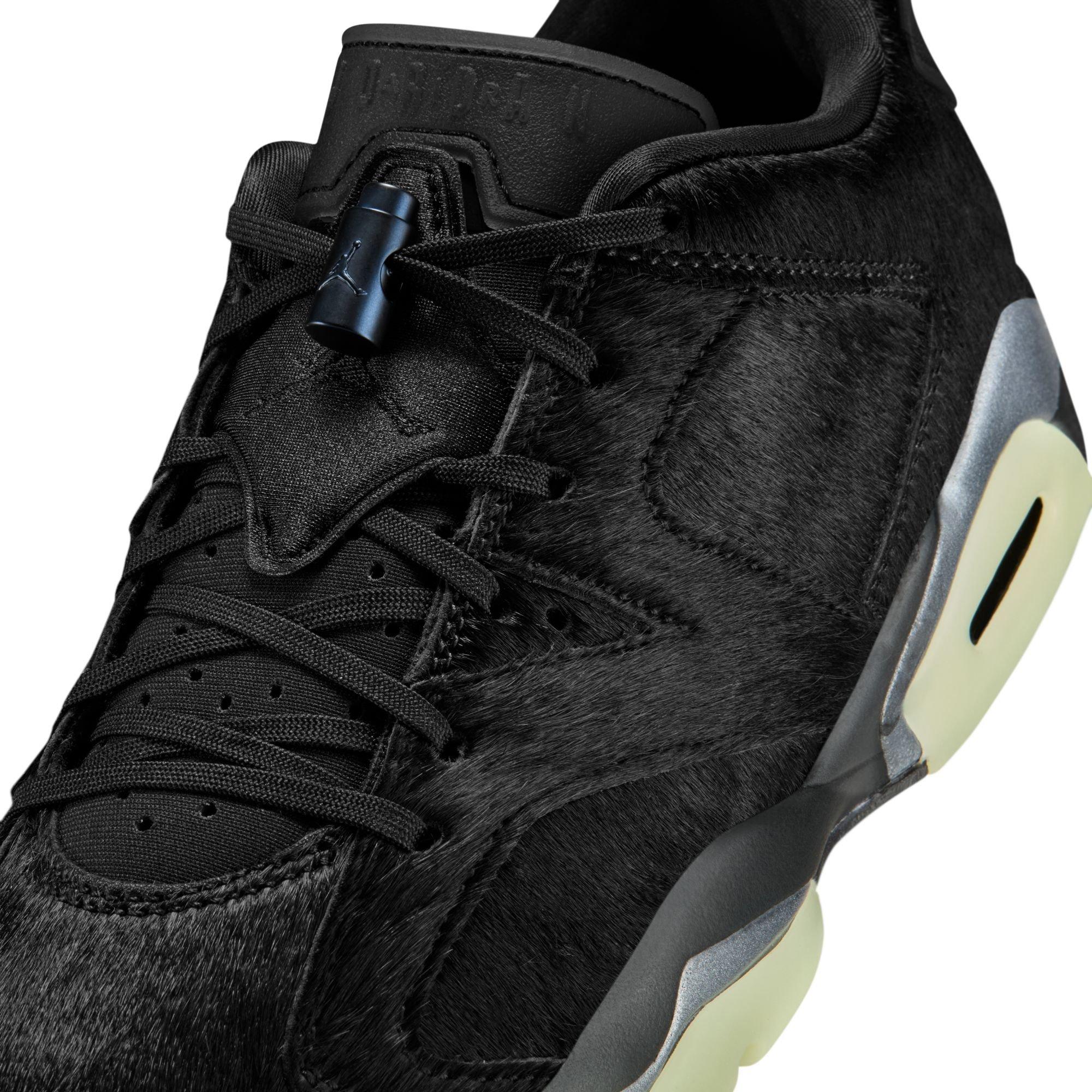Jordan 6 Retro Low "Blackout" Women's Shoe - BLACK Thumbnail View 5
