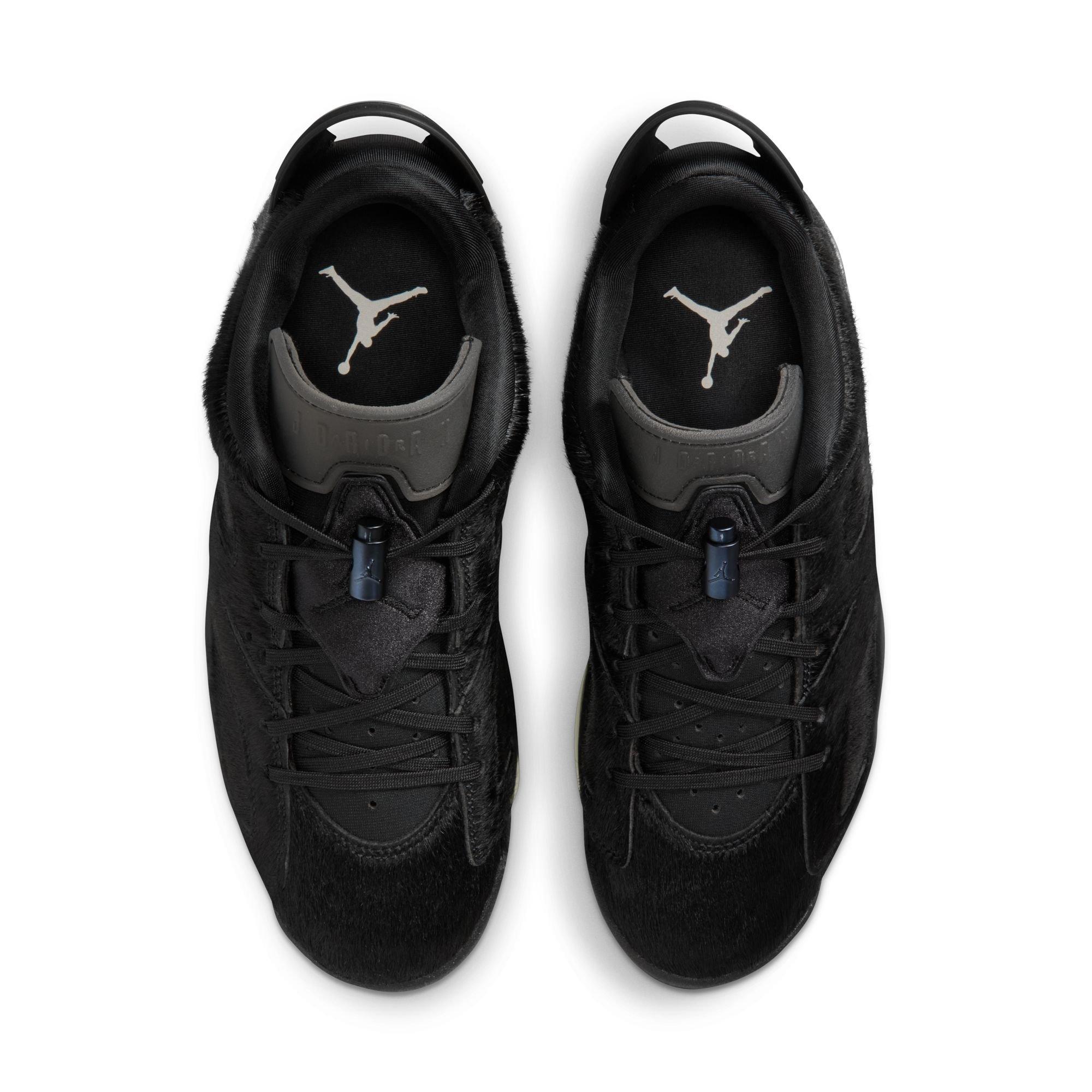Jordan 6 Retro Low "Blackout" Women's Shoe - BLACK Thumbnail View 10