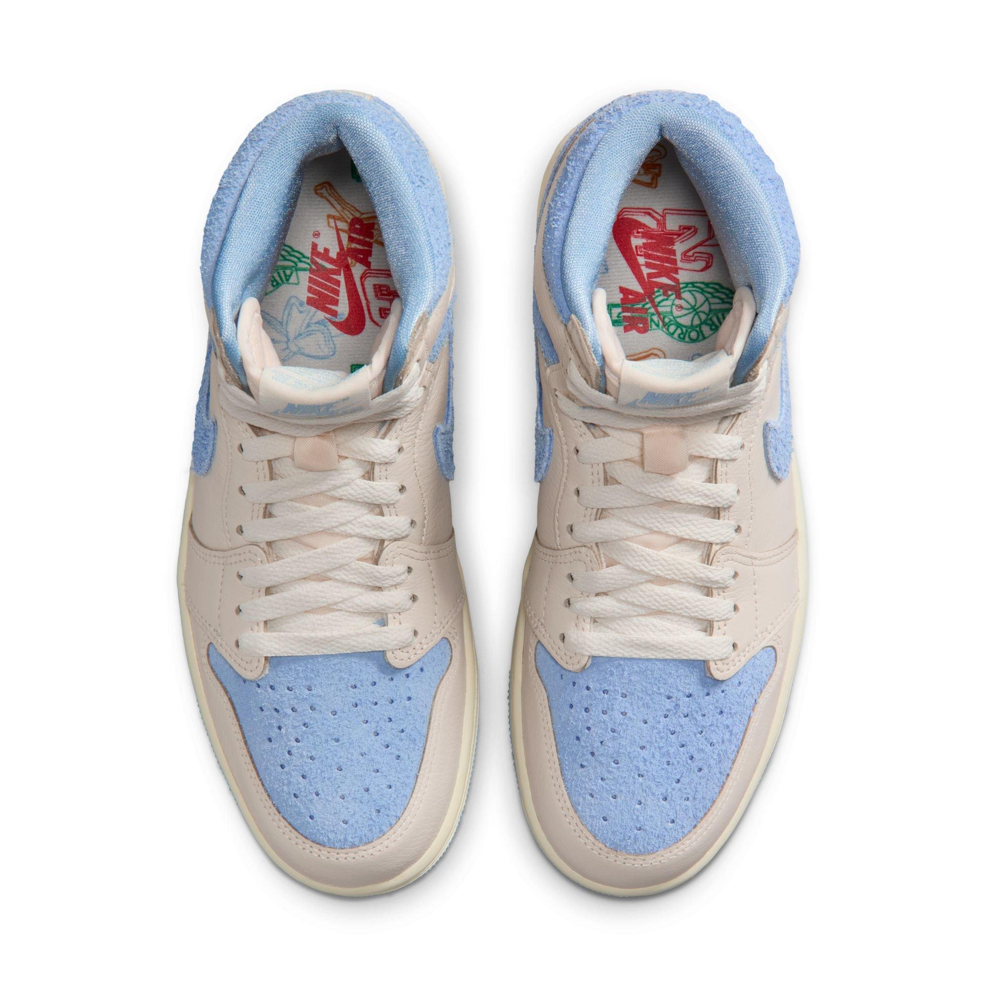 Jordan 1 Retro High OG &ldquo;Psychic Blue&rdquo; Women's Shoe - PALE IVORY/PSYCHIC BLUE/COCONUT MILK Thumbnail View 14