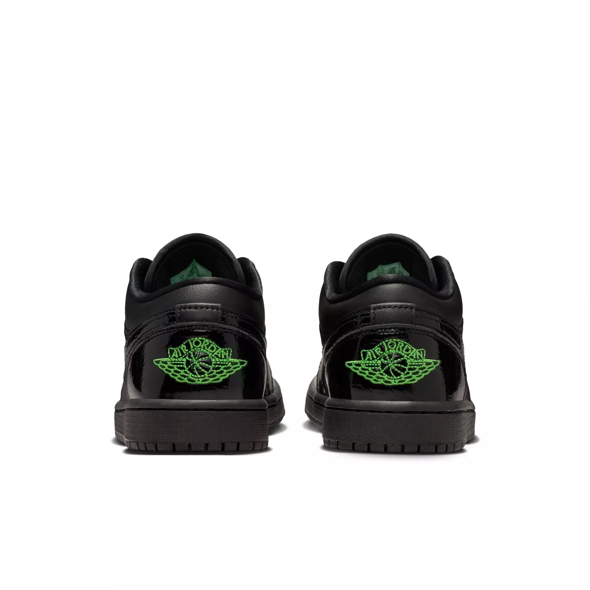 Jordan 1 Low SE "Black/Scream Green" Women's Shoe - BLACK/GREEN