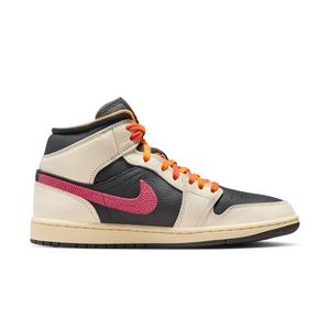 Jordan 1 Mid SE "Pale Ivory/Racer Pink/Black/Muslin" Women's Shoe