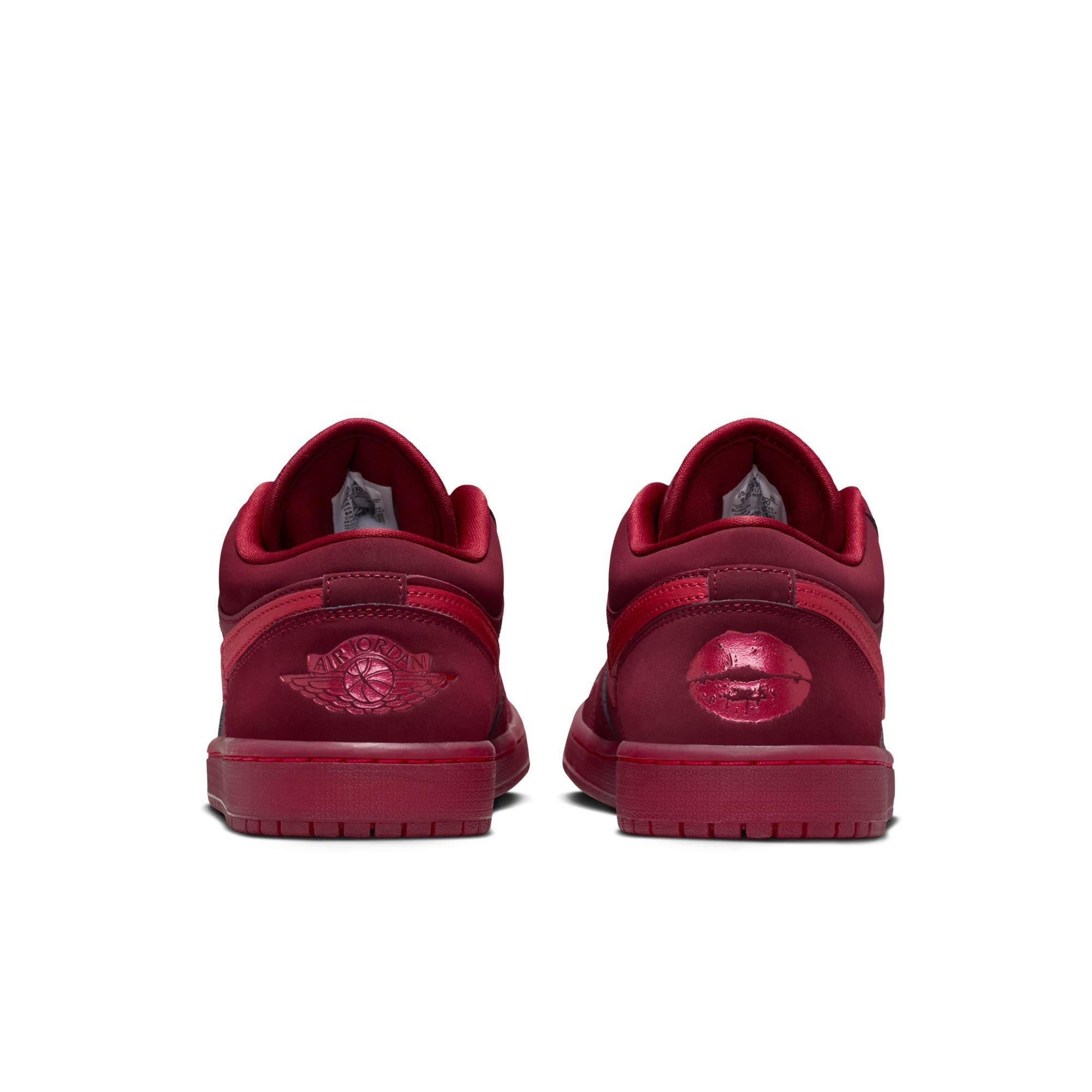 Jordan 1 Low SE "Team Red/Sierra Red" Women's Shoe - RED/PINK Thumbnail View 7