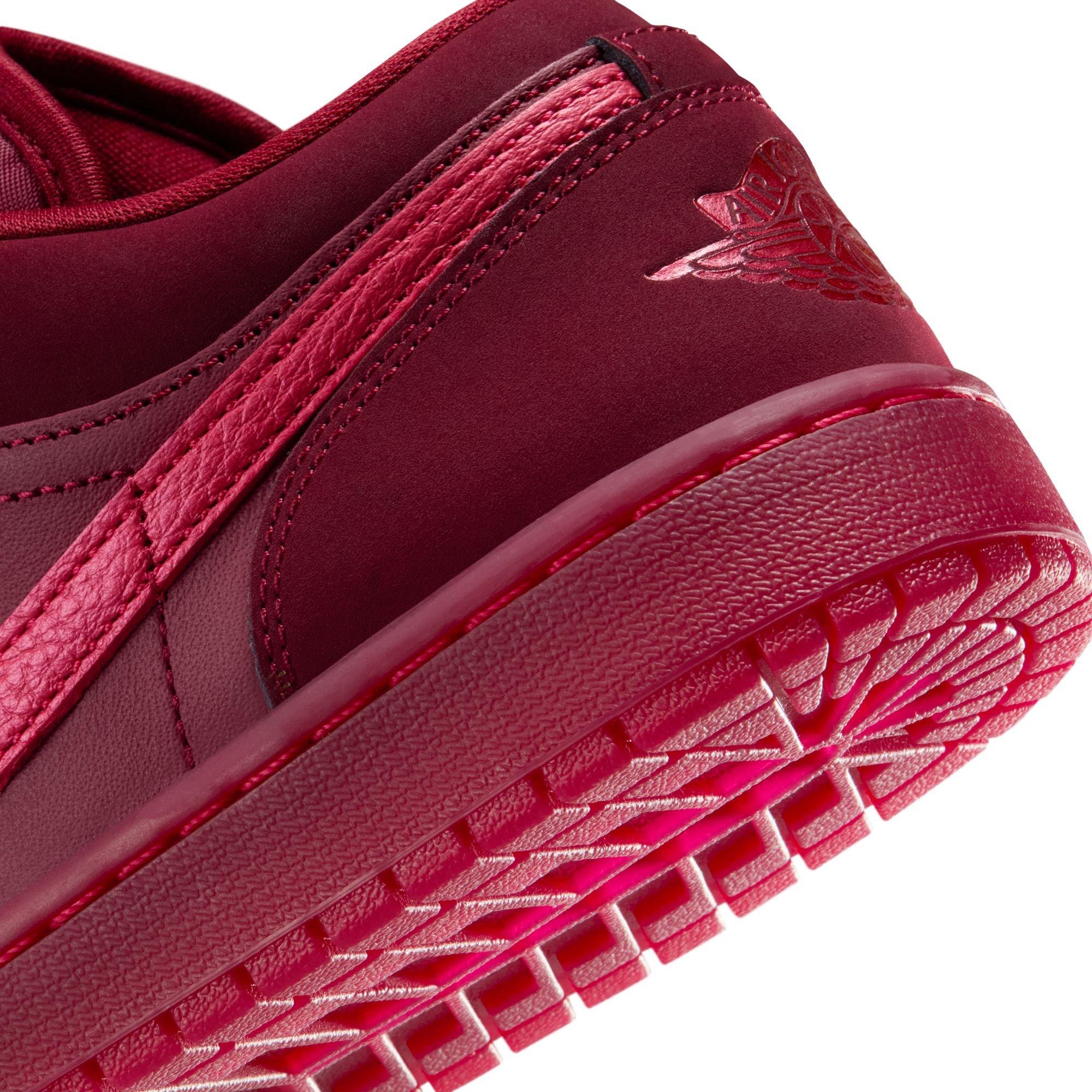 Jordan 1 Low SE "Team Red/Sierra Red" Women's Shoe - RED/PINK Thumbnail View 11
