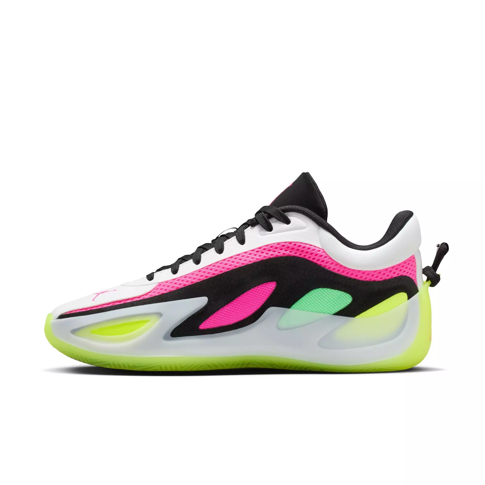 Jordan Heir Series 2 "Pink Blast" Women's Basketball Shoe - WHITE/PINK/GREEN