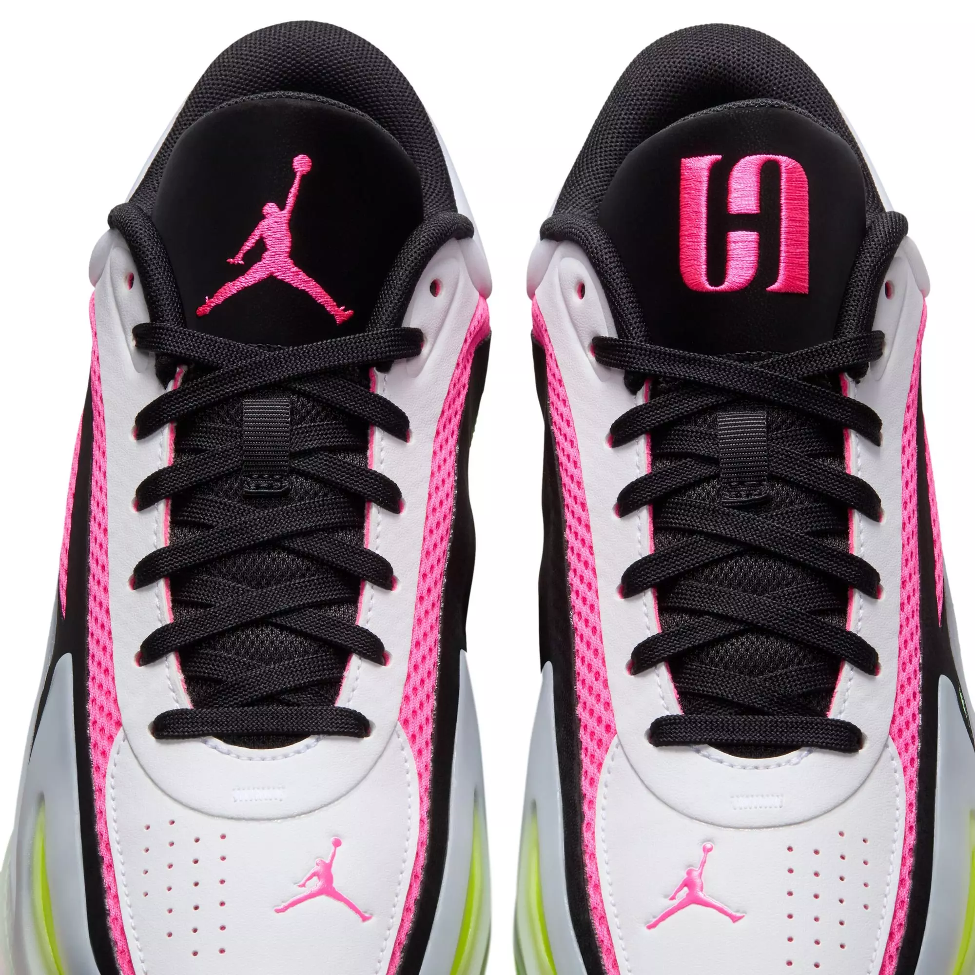 Jordan Heir Series 2 "Pink Blast" Women's Basketball Shoe - WHITE/PINK/GREEN