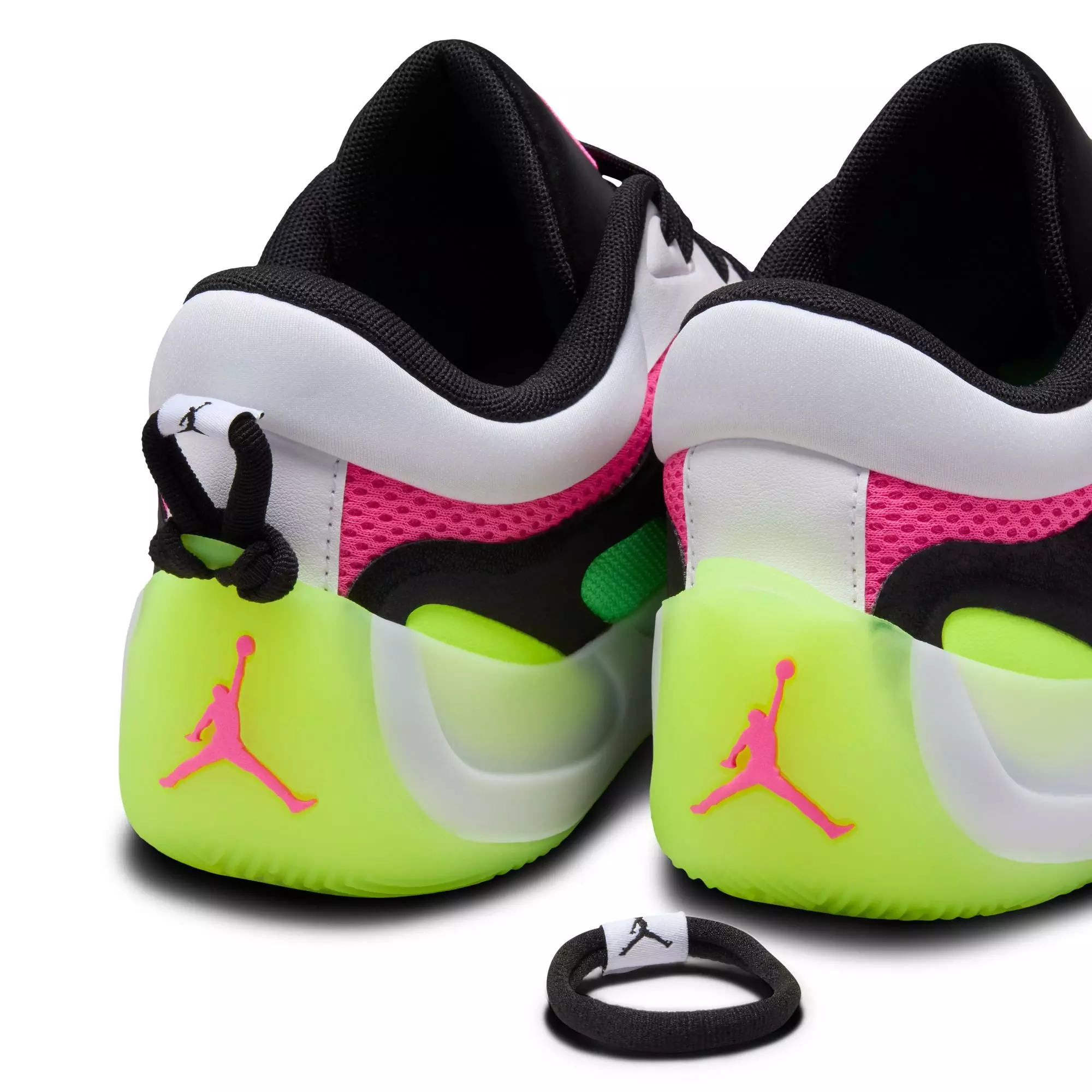 Jordan Heir Series 2 "Pink Blast" Women's Basketball Shoe - WHITE/PINK/GREEN