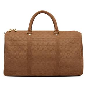 Jordan Suede Monogram Duffle - Brown