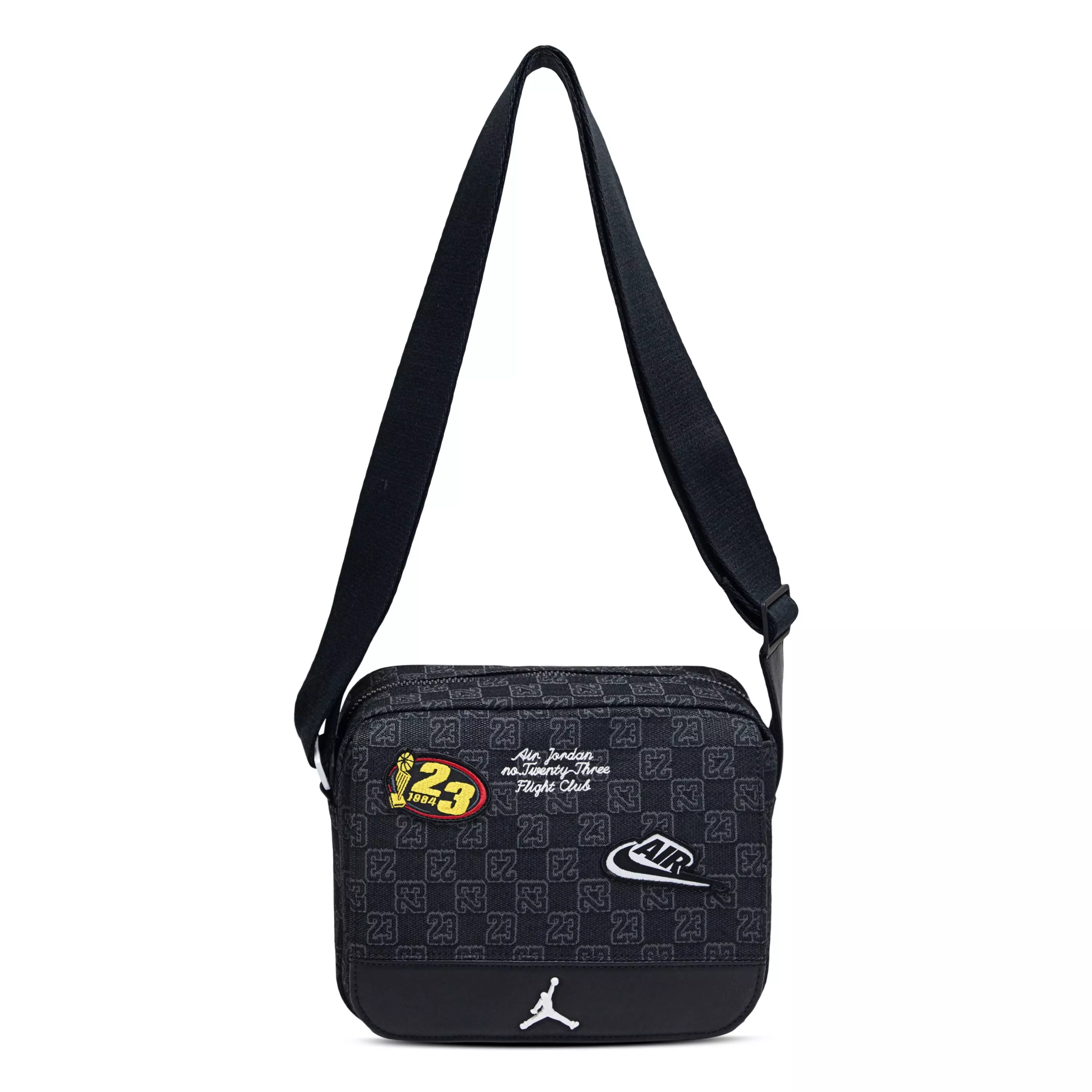 Jordan Monogram Messenger Bag - BLACK