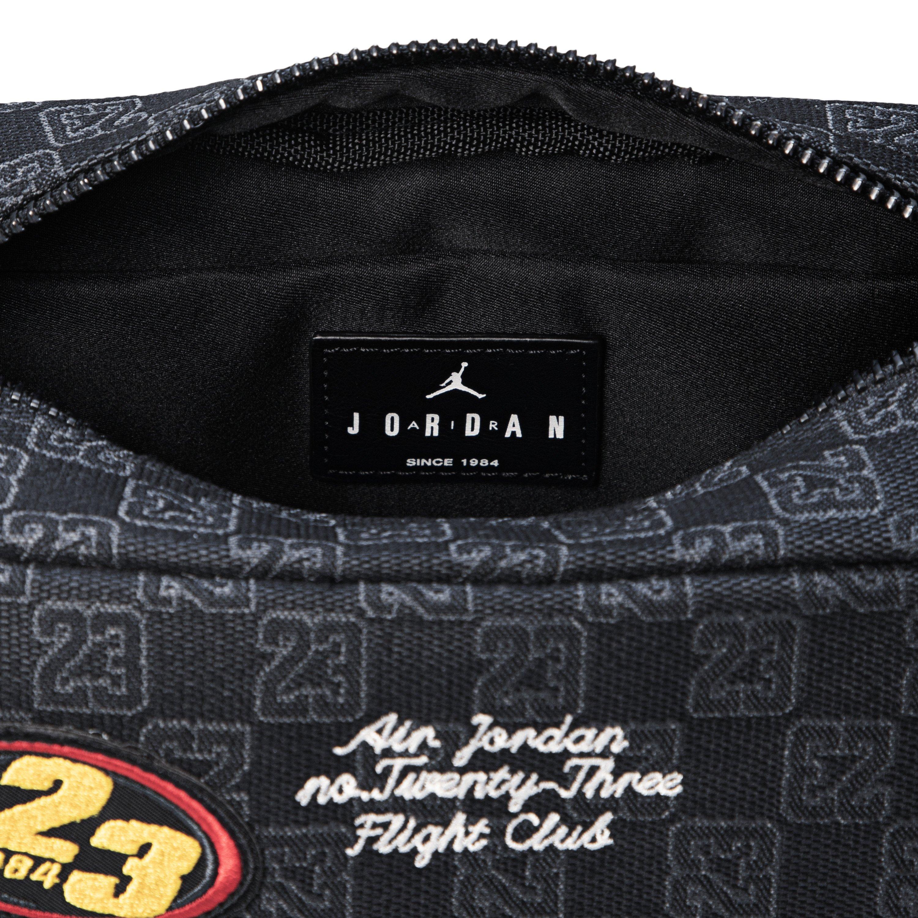 Jordan Monogram Messenger Black Bag