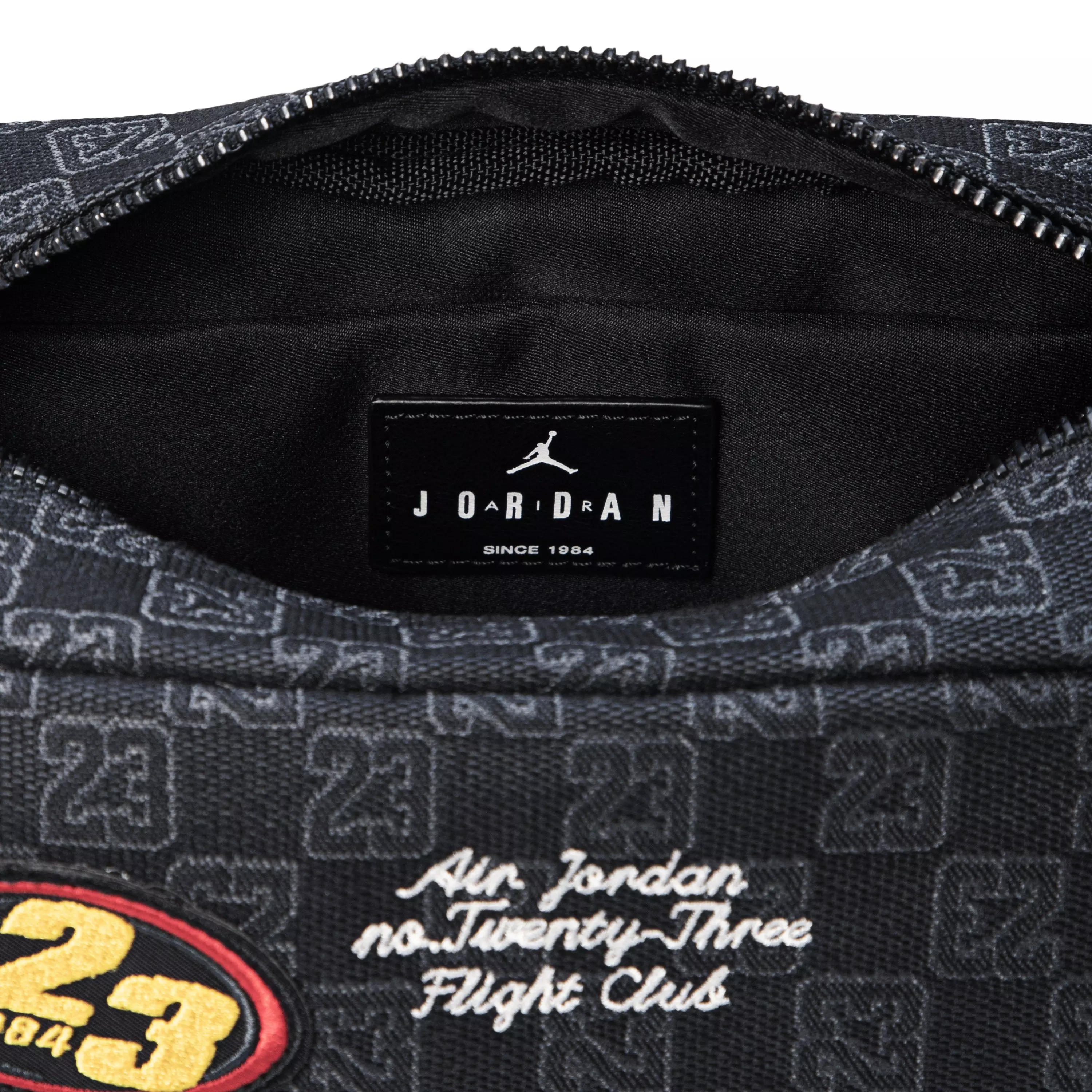 Jordan Monogram Messenger Bag - BLACK