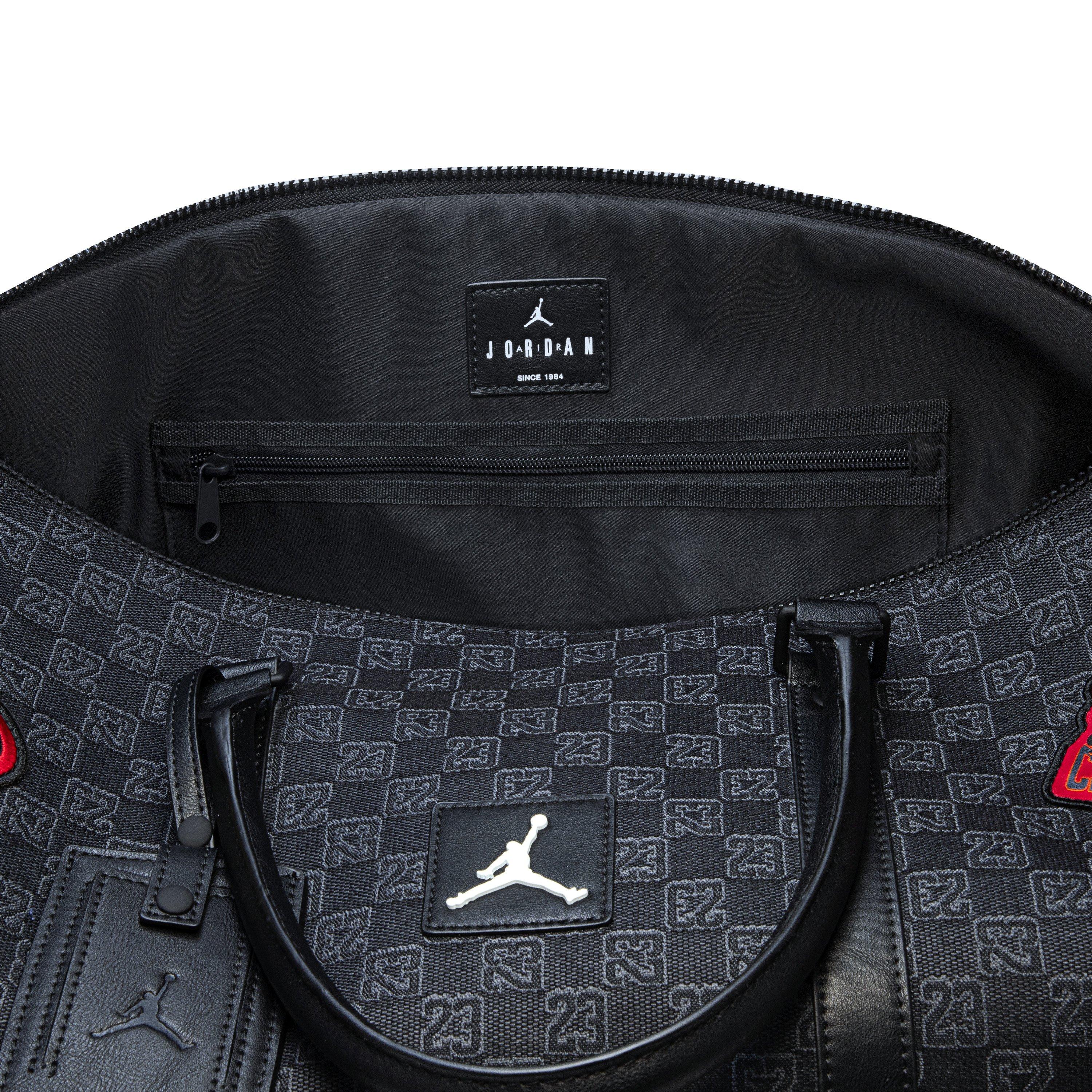 Jordan Monogram Duffle Bag - Black - BLACK Thumbnail View 3