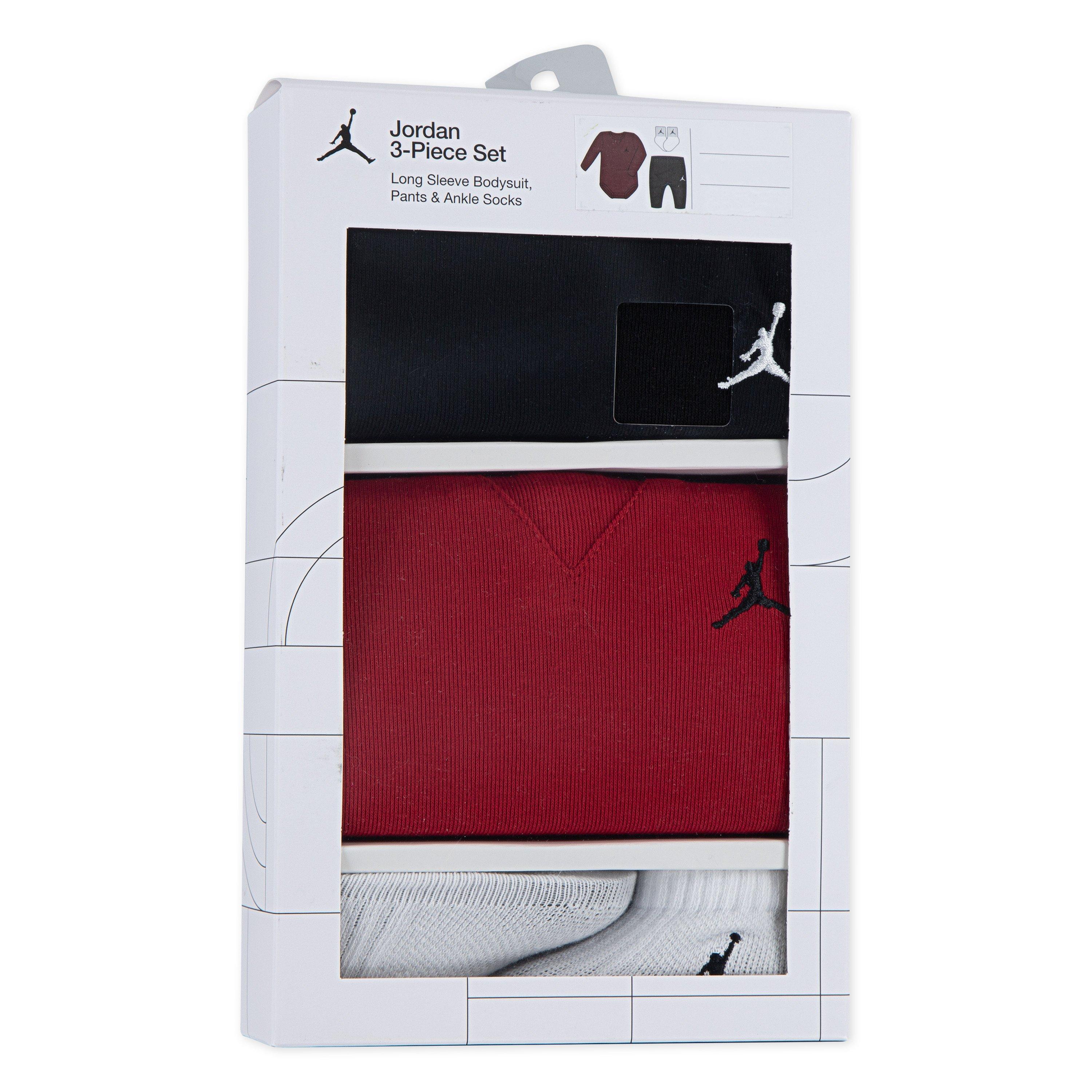 Jordan Long-Sleeve Essential Box Infant Kids' Red Set