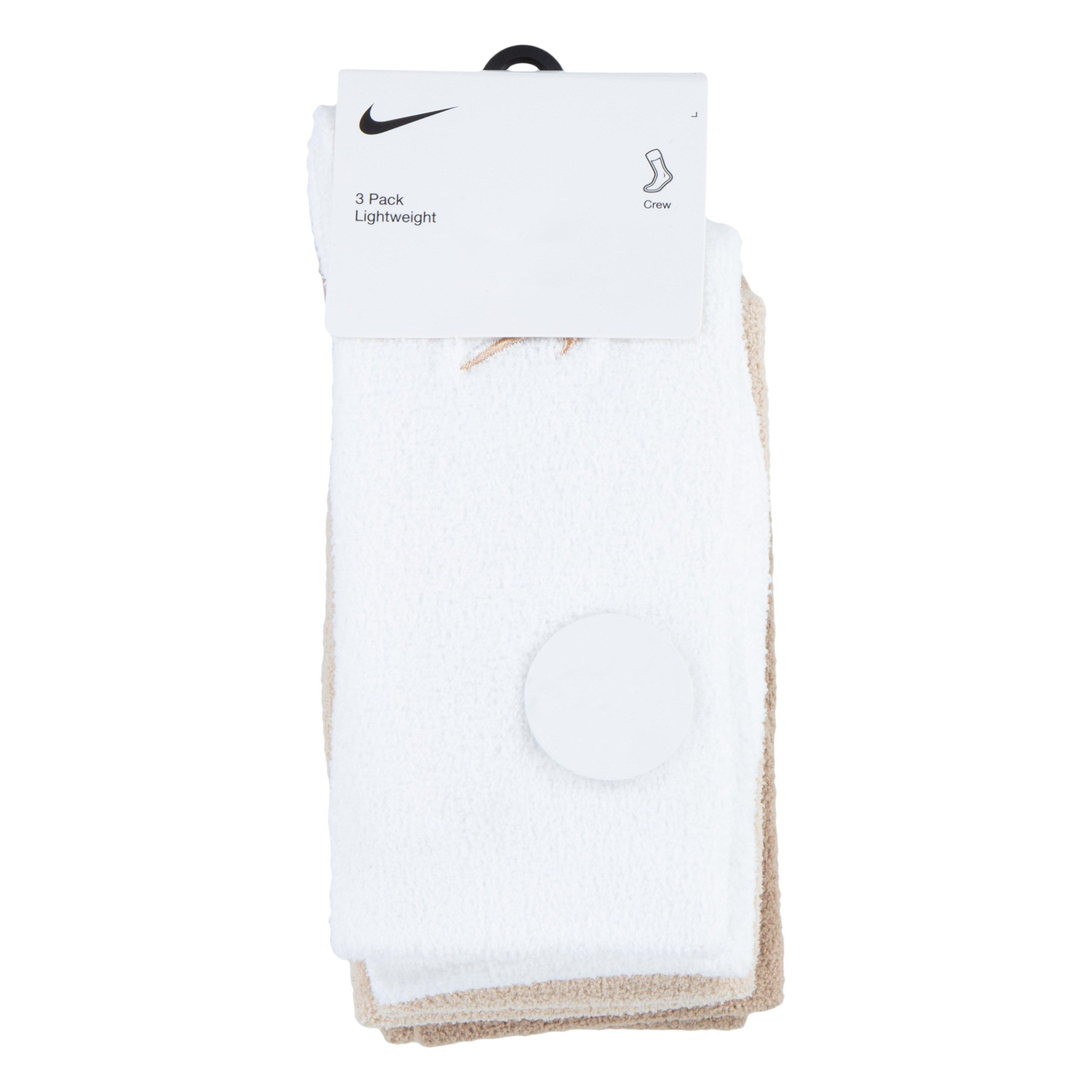 Nike Little Girls' Super Soft Cozy Crew Socks-3PK
