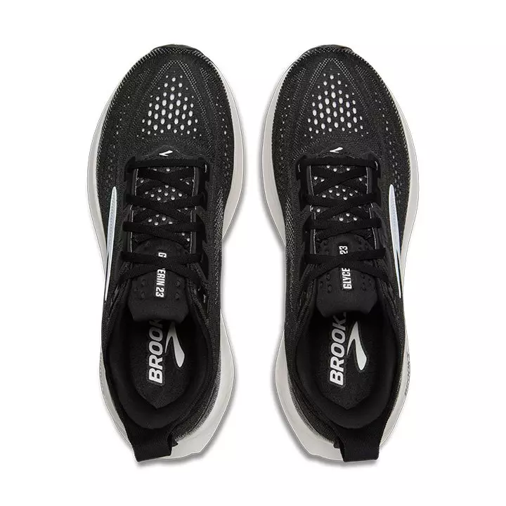 Brooks Glycerin 23 "Black/White" Women's Running Shoe - BLACK/WHITE