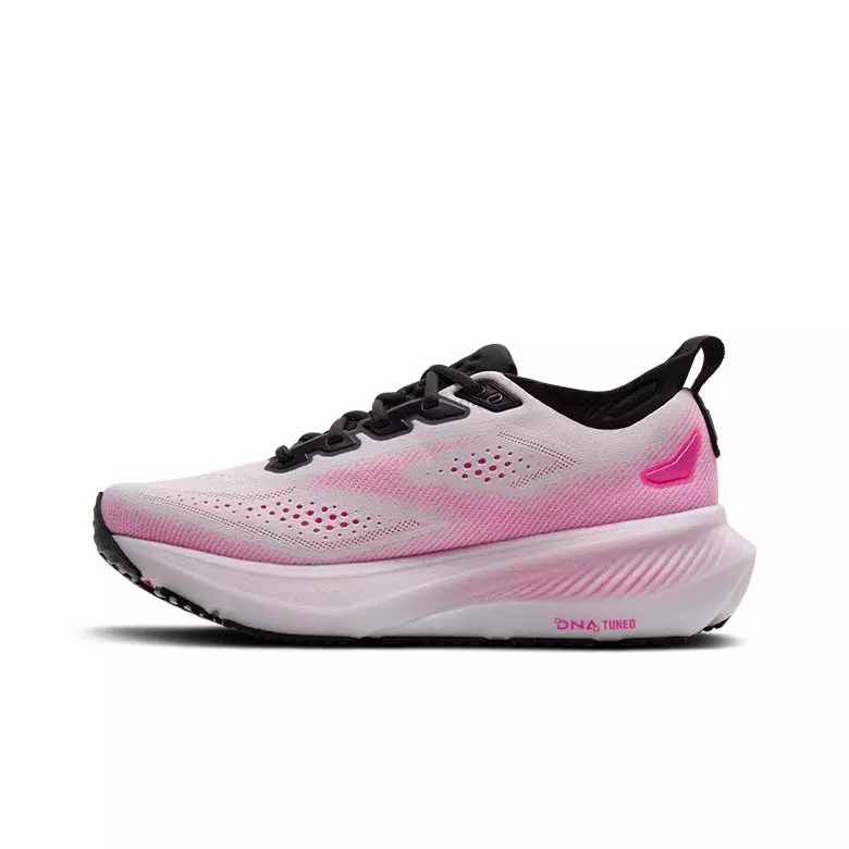 Brooks Glycerin 23 "White/Phantom/Cyber Pink" Women's Running Shoe - WHITE/PINK/BLACK