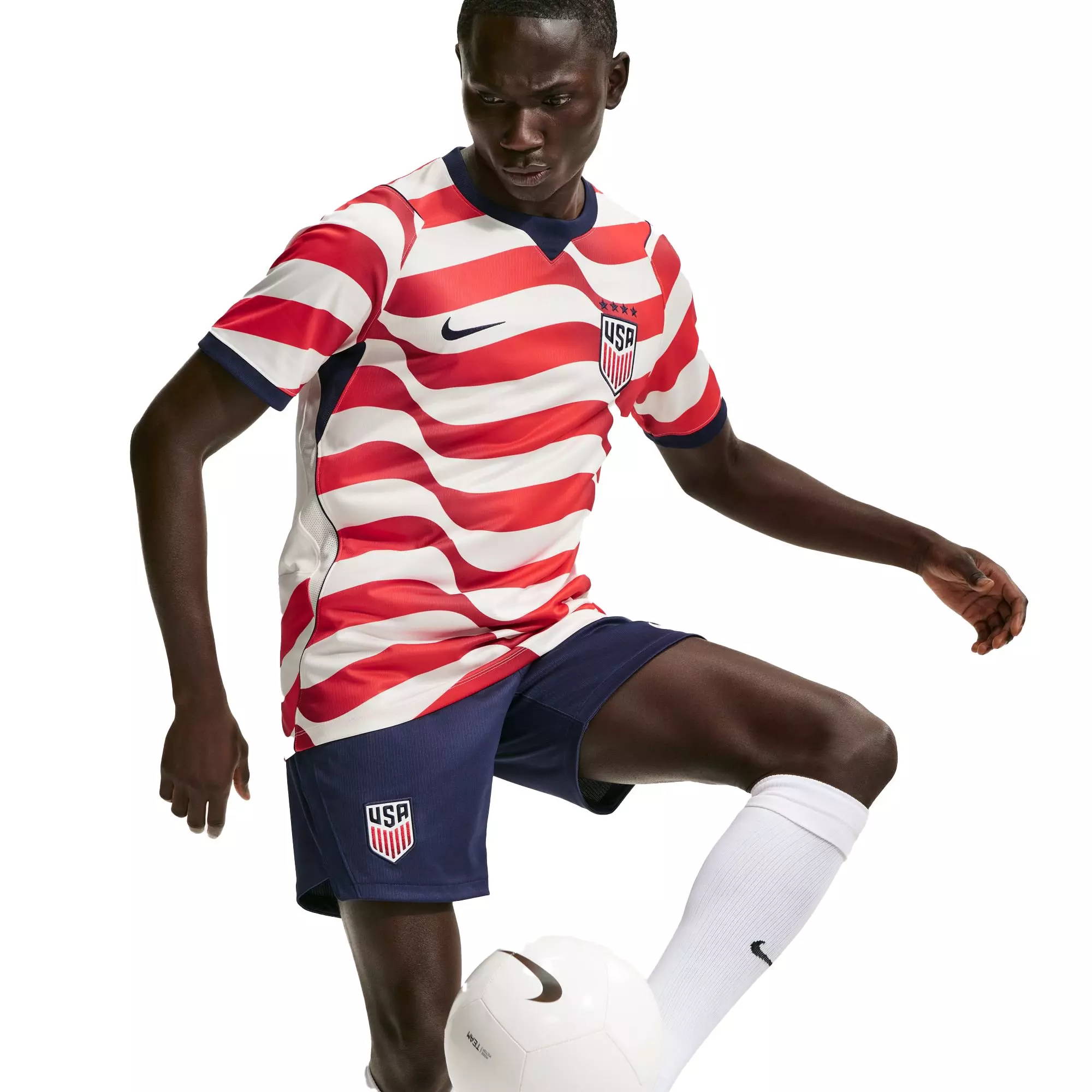 Nike USA FIFA World Cup 2026 Home Jersey-Red/White - RED/WHITE