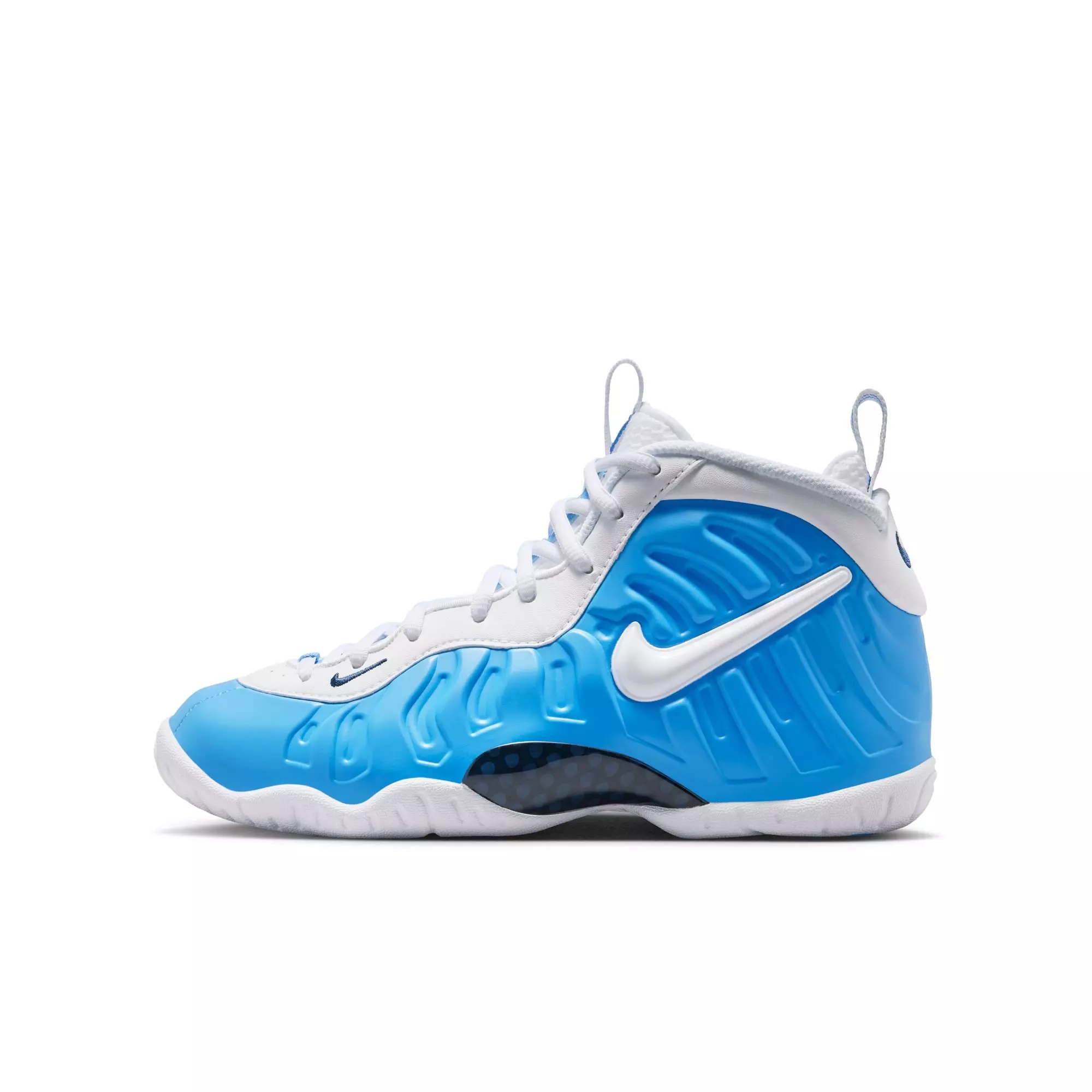 Nike Little Posite Pro "University Blue" Grade School Kids' Shoe - UNIVERSITY BLUE/WHITE