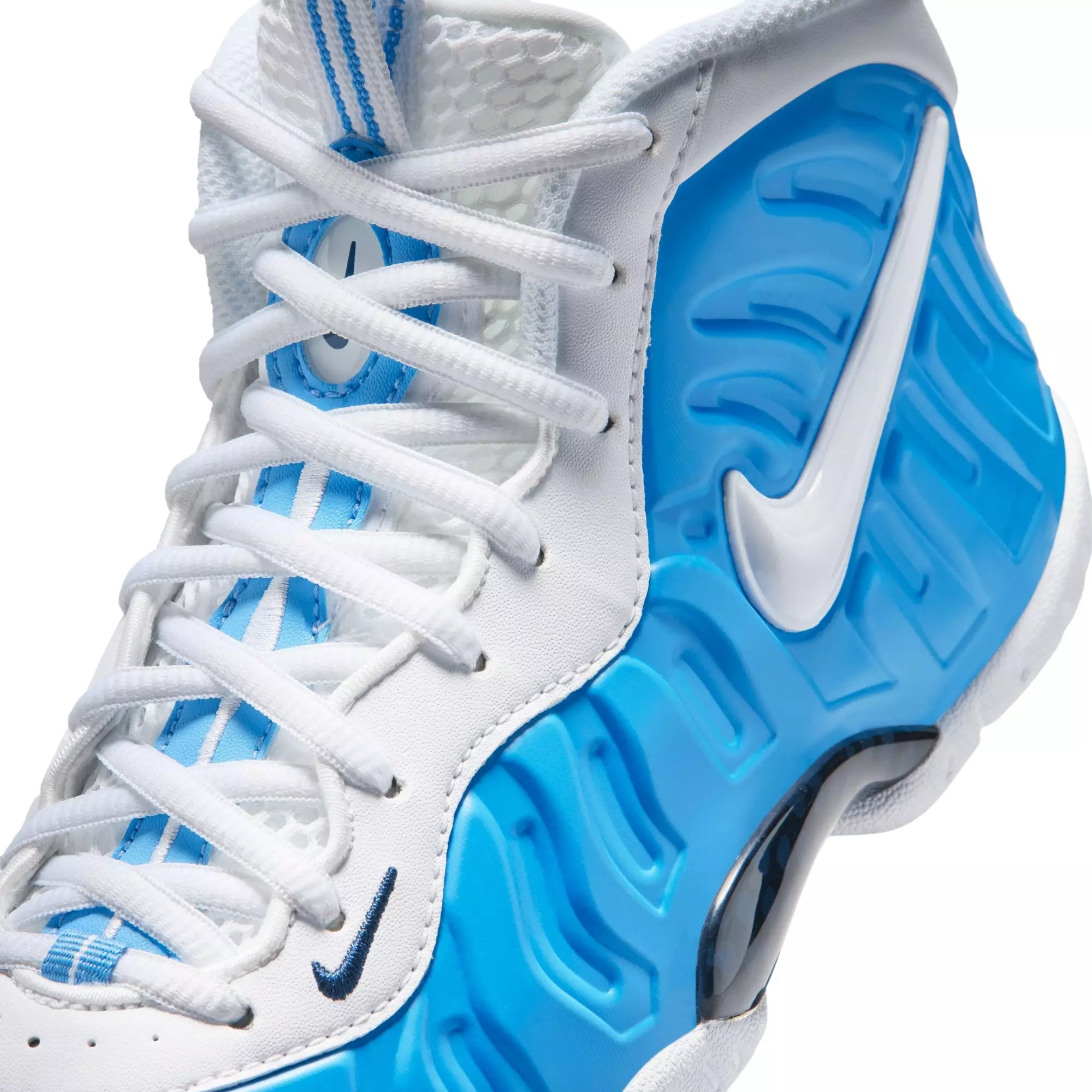 Nike Little Posite Pro "University Blue" Grade School Kids' Shoe - UNIVERSITY BLUE/WHITE